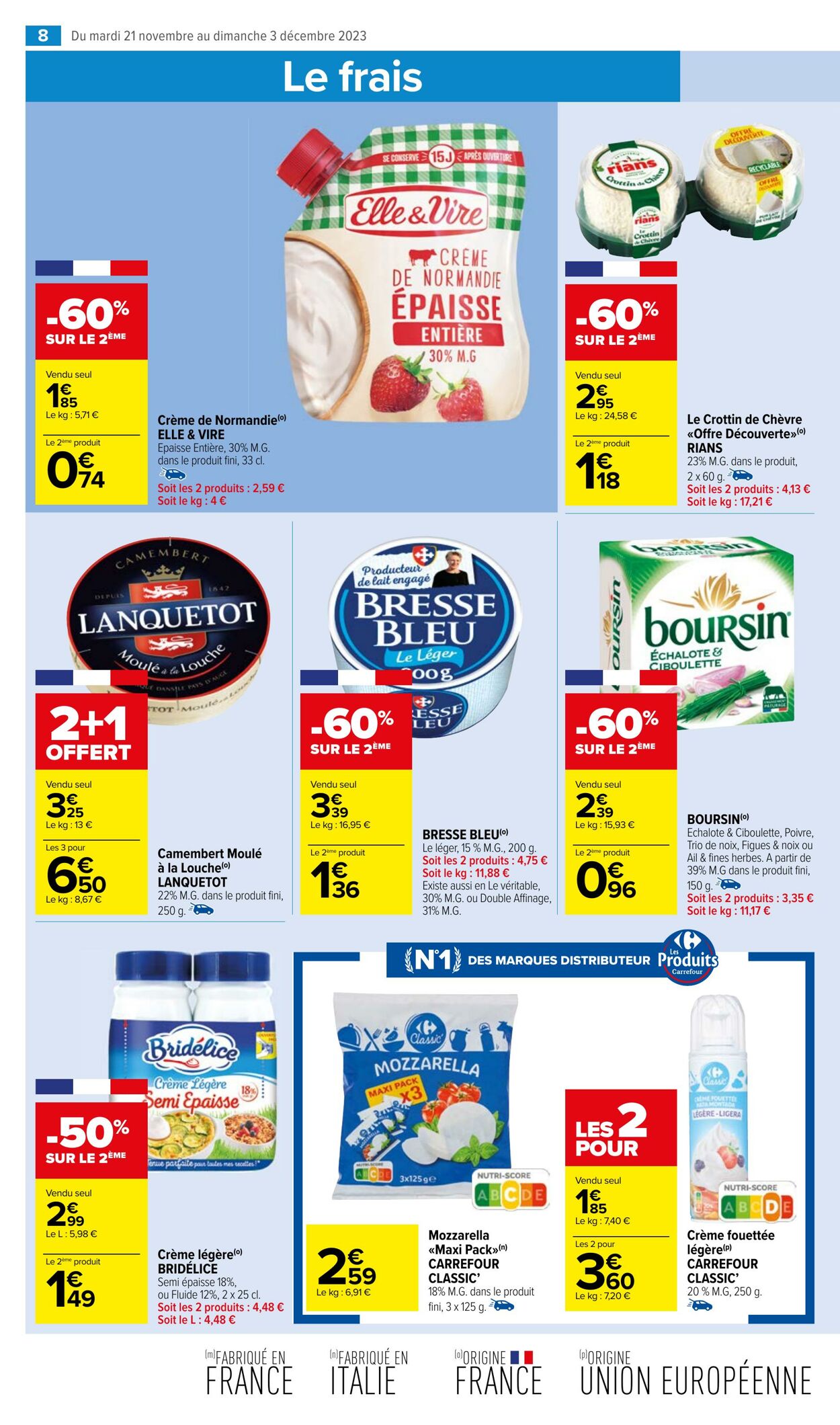 Catalogue Carrefour Market 21.11.2023 - 03.12.2023