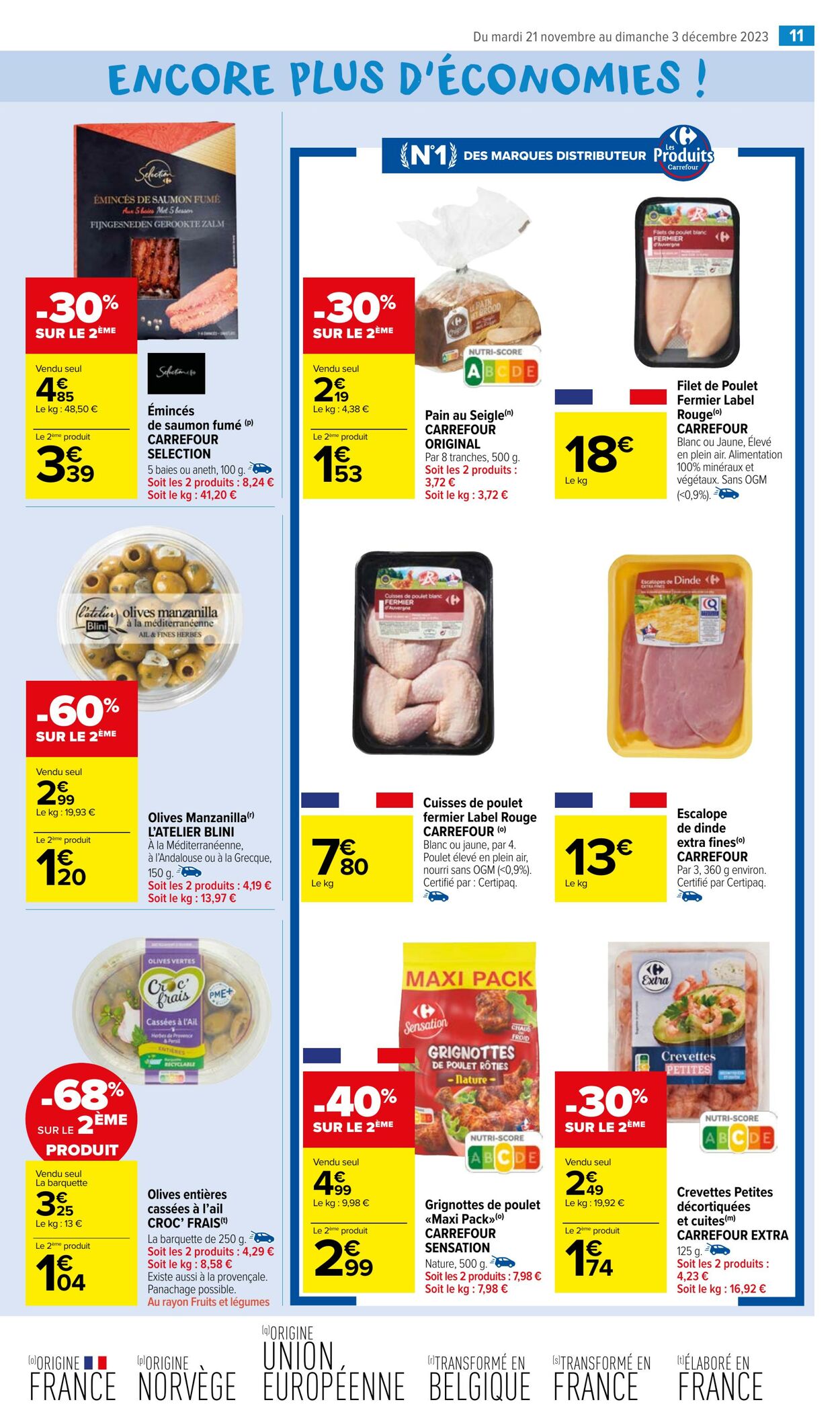 Catalogue Carrefour Market 21.11.2023 - 03.12.2023