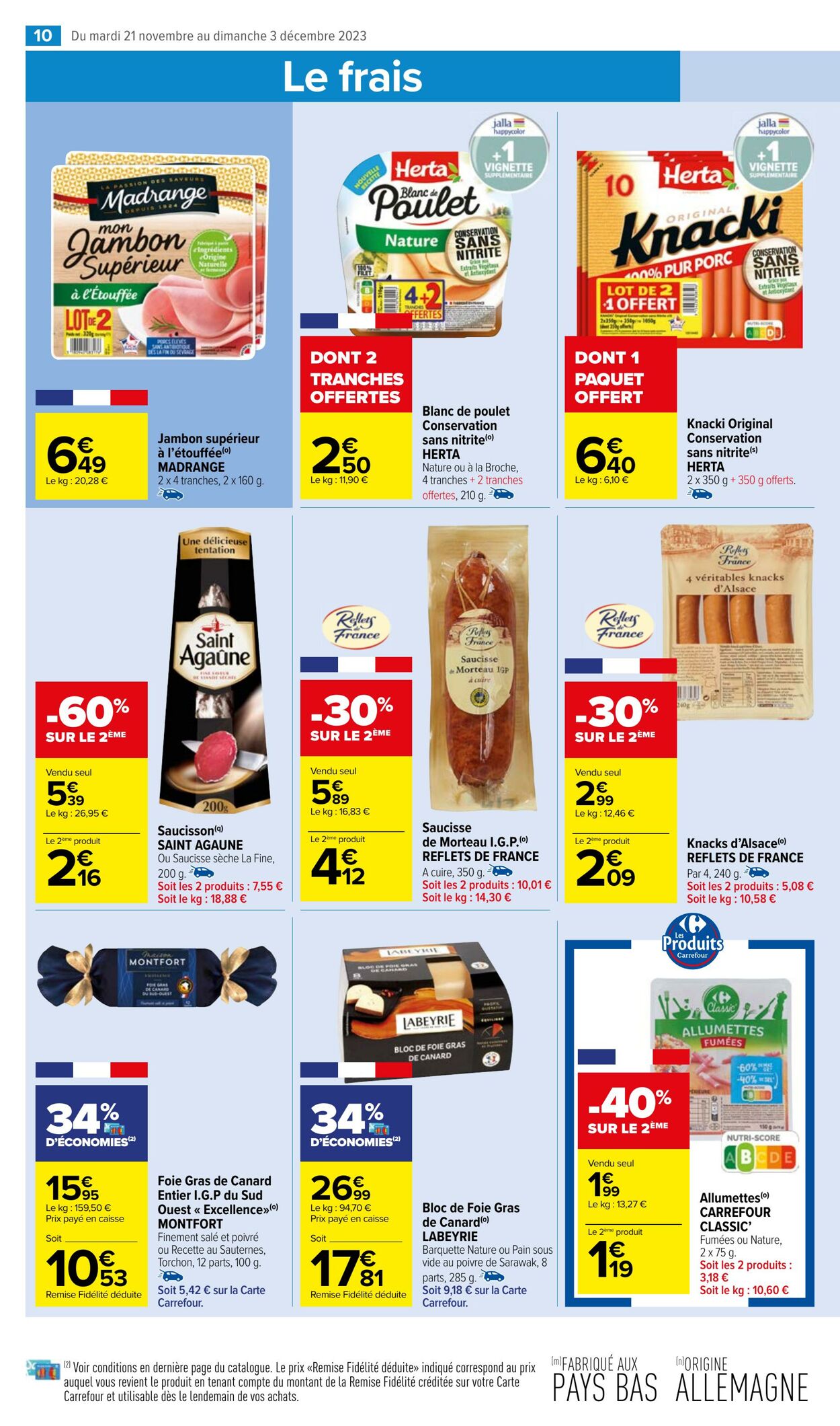 Catalogue Carrefour Market 21.11.2023 - 03.12.2023