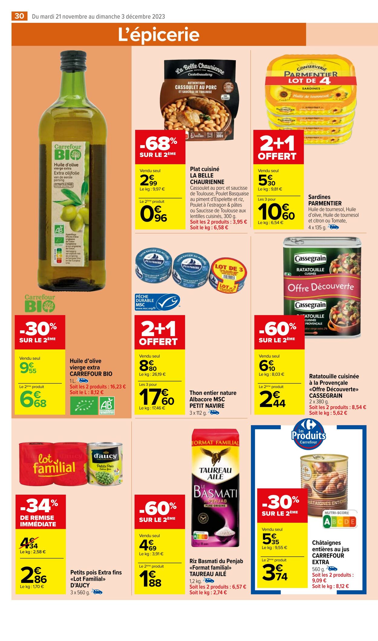 Catalogue Carrefour Market 21.11.2023 - 03.12.2023