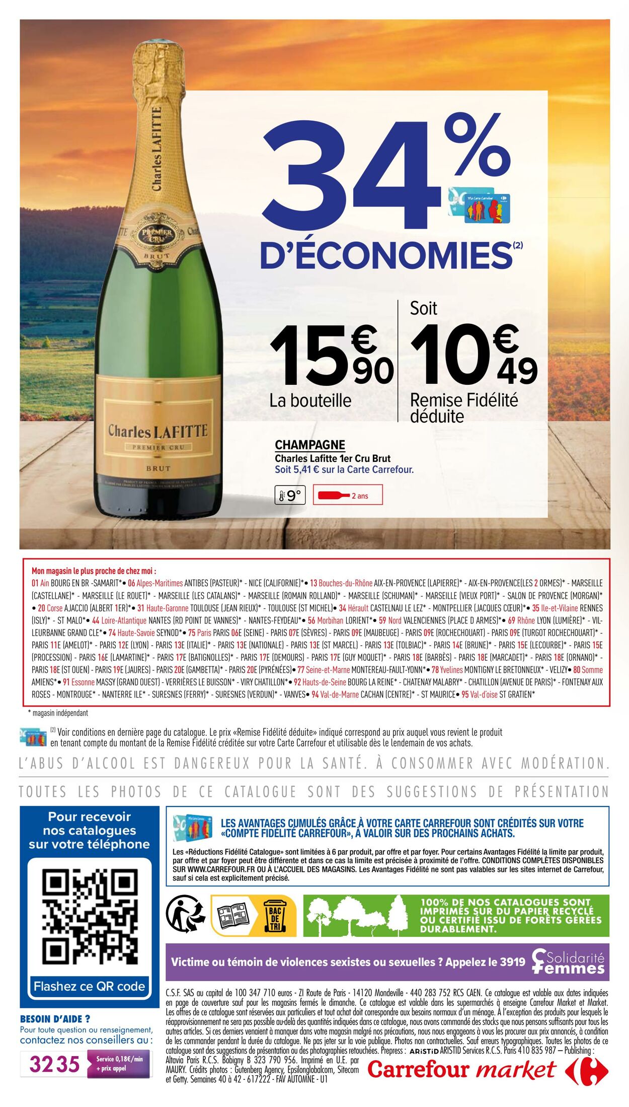 Catalogue Carrefour Market 06.10.2022 - 23.10.2022
