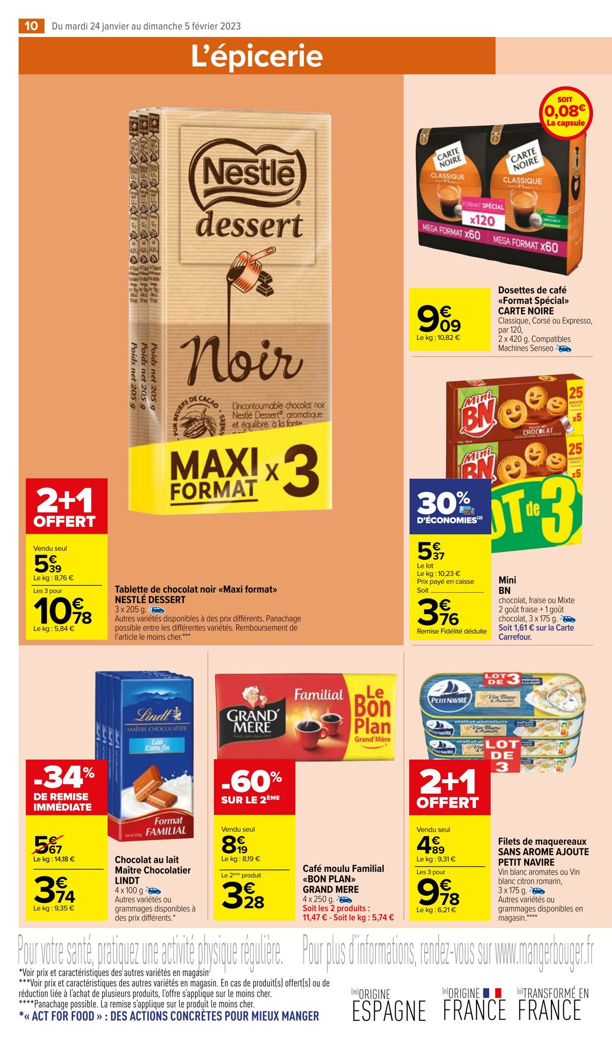 Catalogue Carrefour Market 24.01.2023 - 05.02.2023