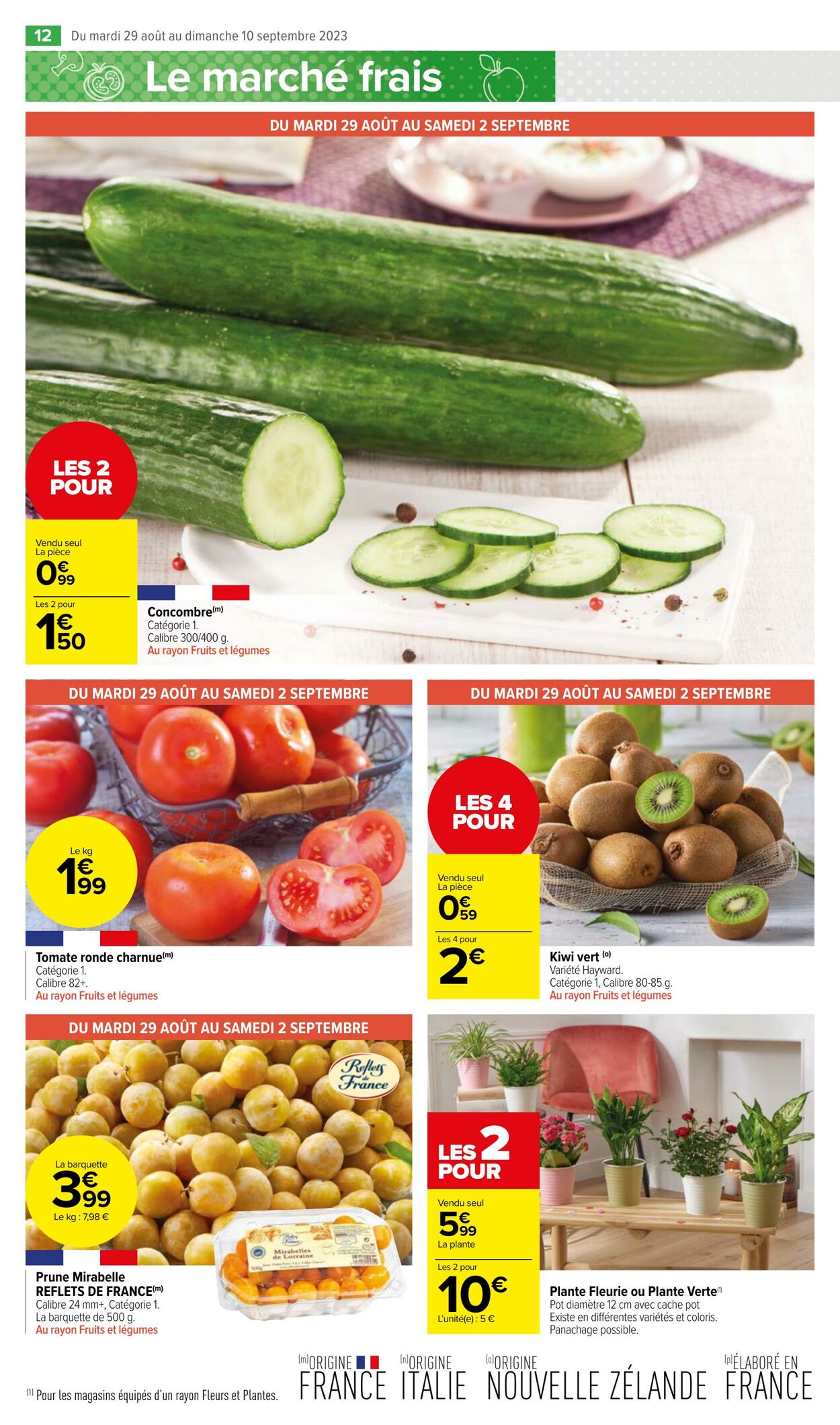 Catalogue Carrefour Market 29.08.2023 - 10.09.2023