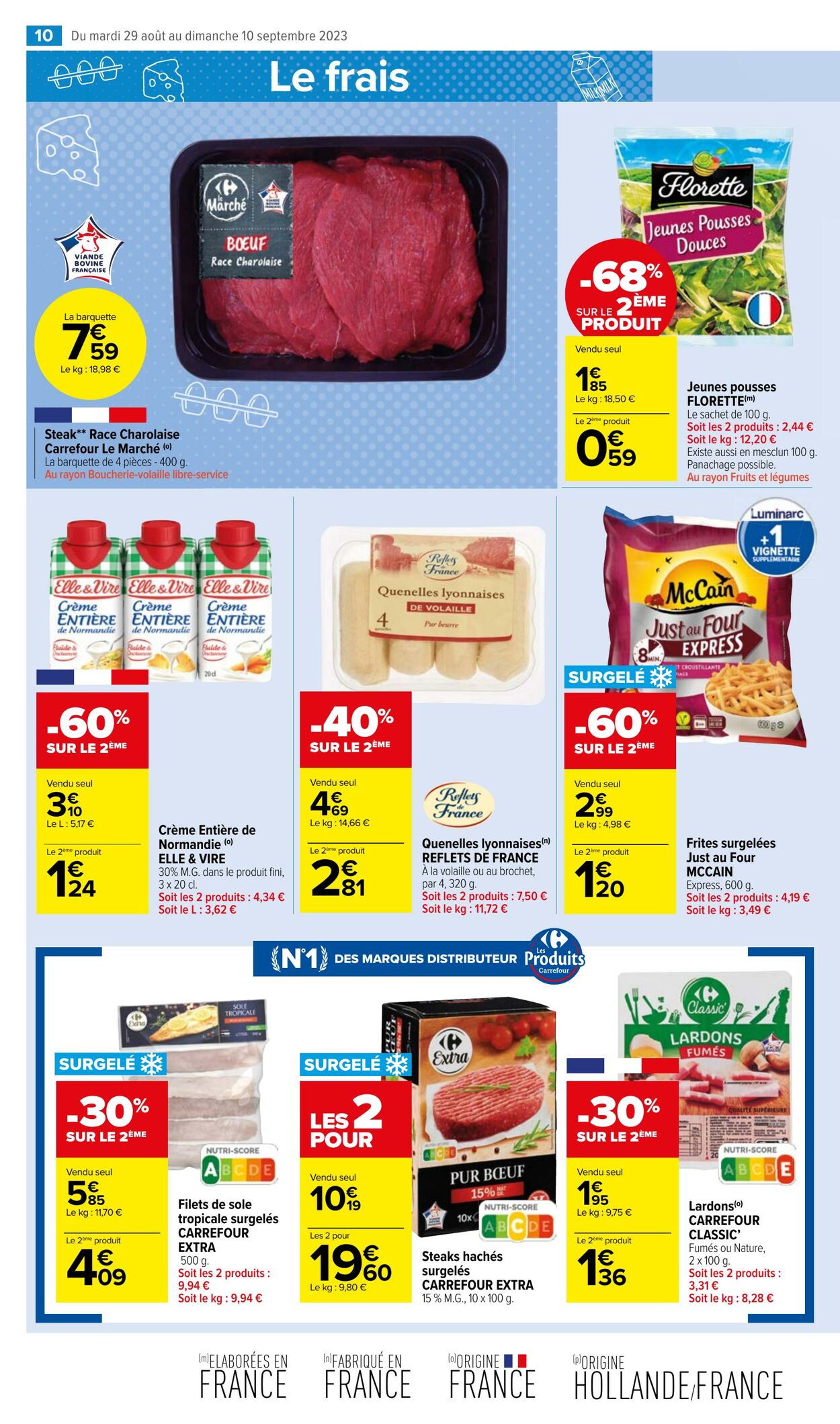 Catalogue Carrefour Market 29.08.2023 - 10.09.2023