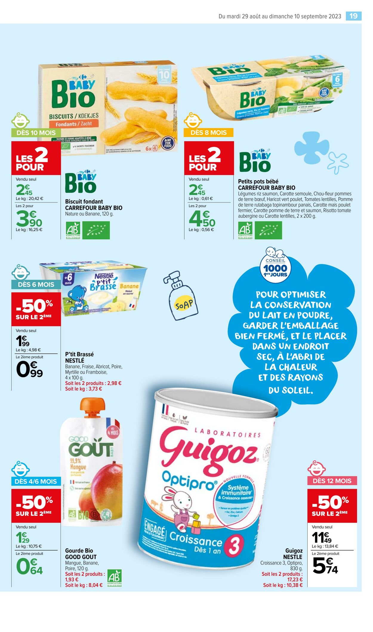 Catalogue Carrefour Market 29.08.2023 - 10.09.2023