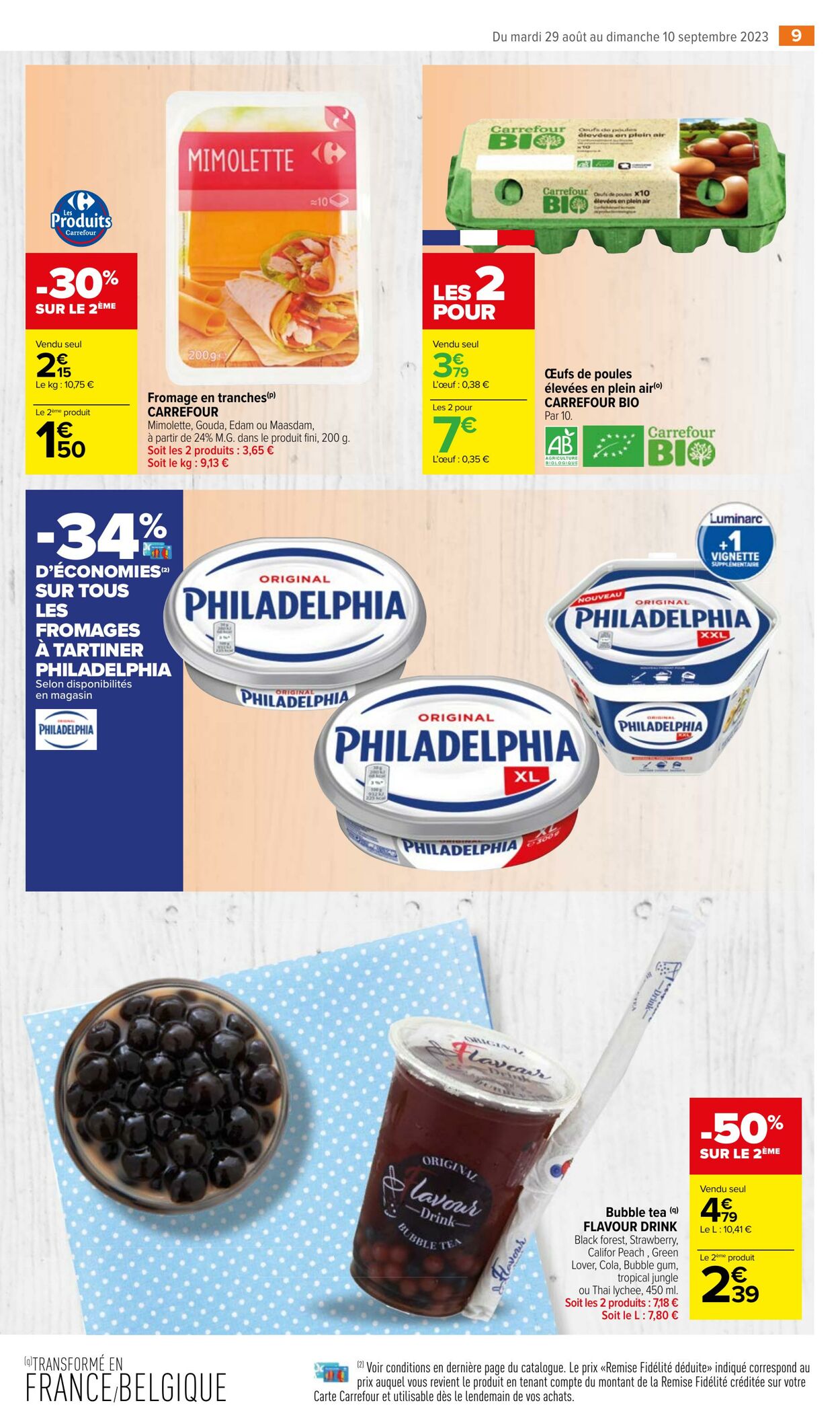 Catalogue Carrefour Market 29.08.2023 - 10.09.2023