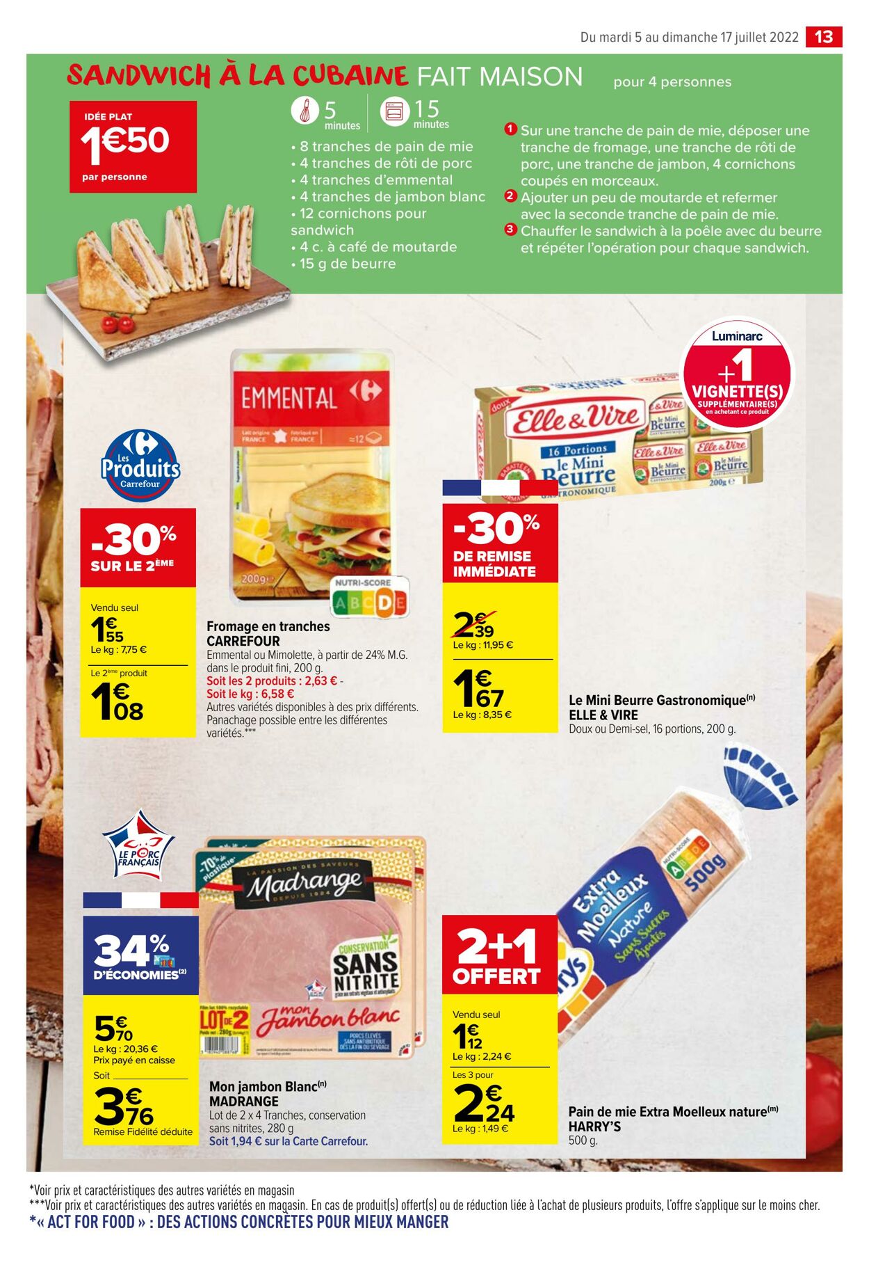 Catalogue Carrefour Market 05.07.2022 - 17.07.2022