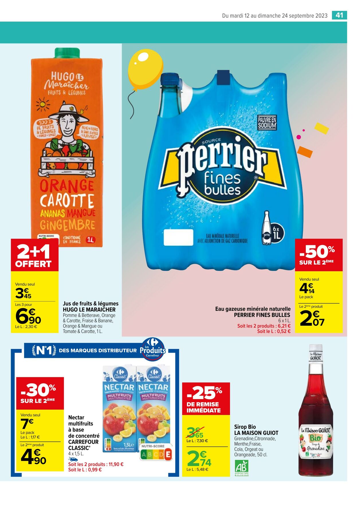 Catalogue Carrefour Market 12.09.2023 - 24.09.2023