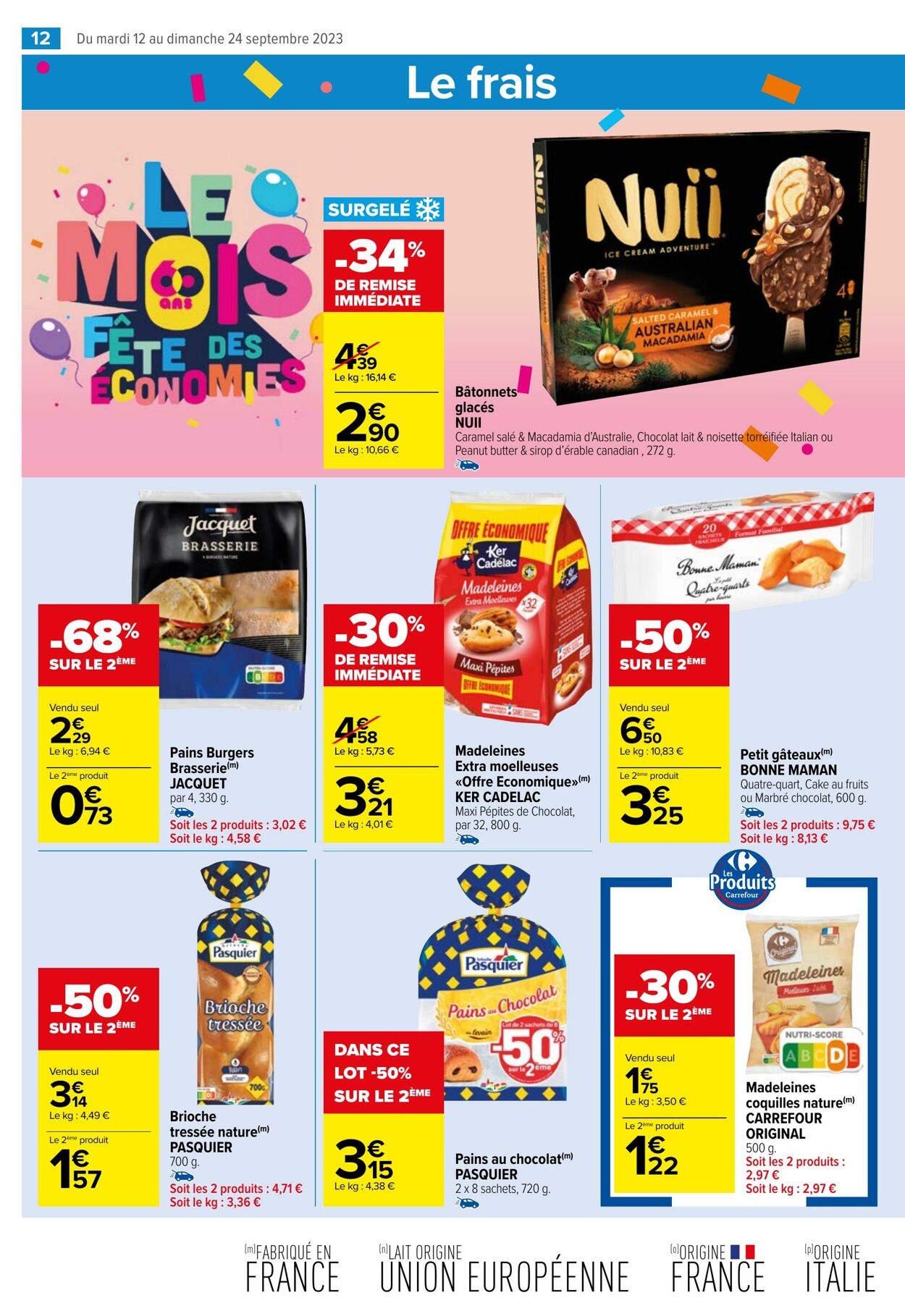 Catalogue Carrefour Market 12.09.2023 - 24.09.2023