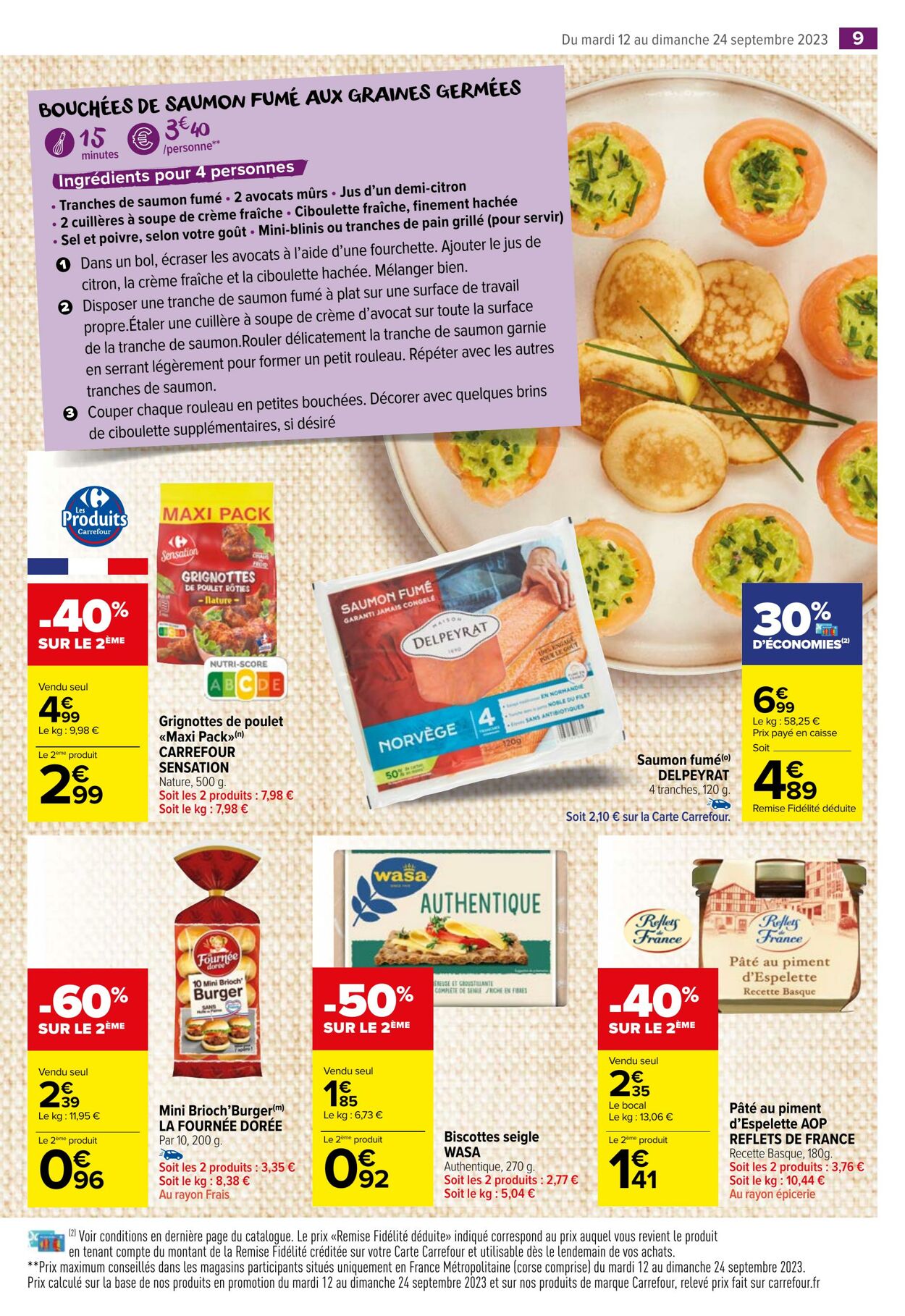 Catalogue Carrefour Market 12.09.2023 - 24.09.2023