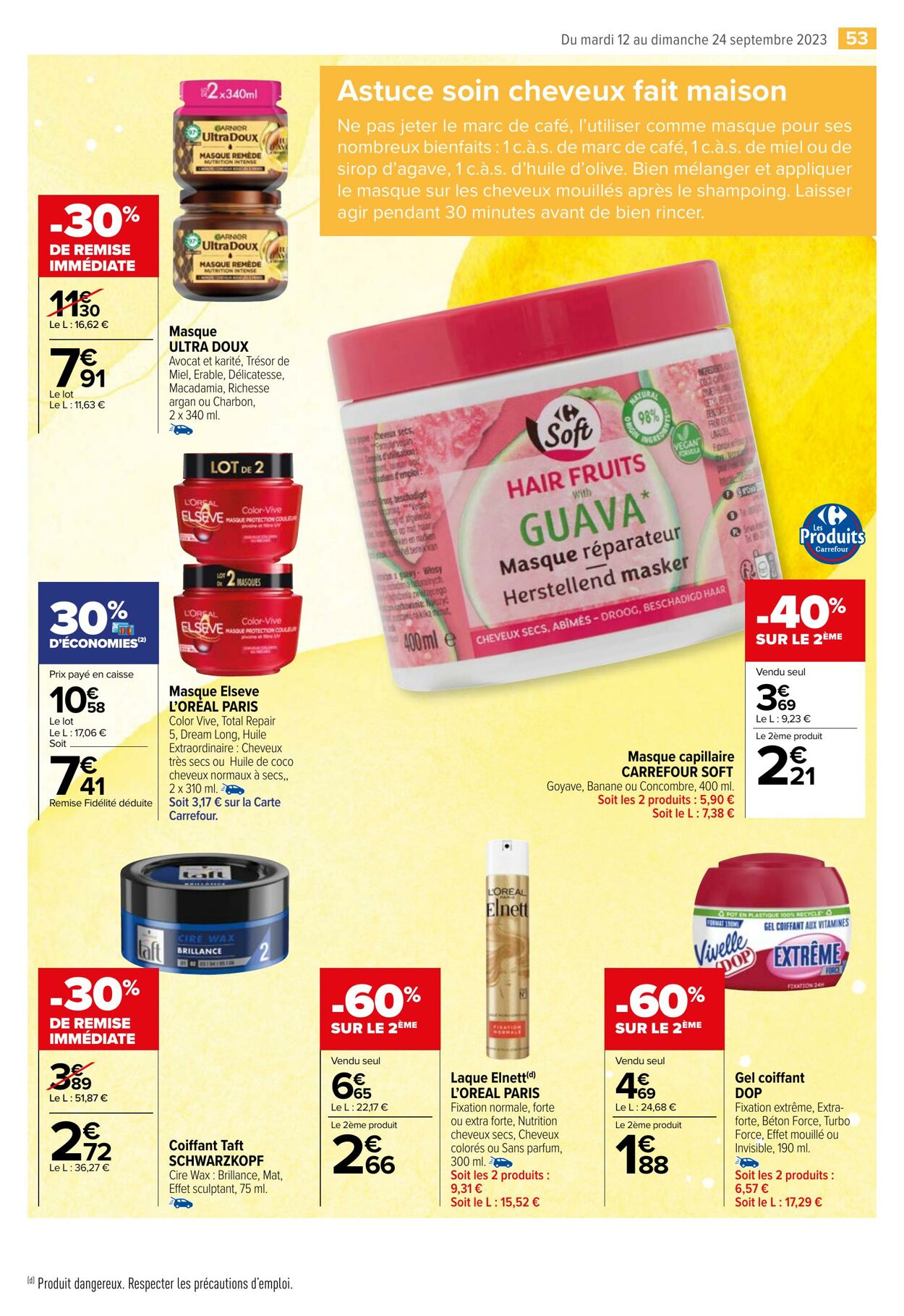 Catalogue Carrefour Market 12.09.2023 - 24.09.2023