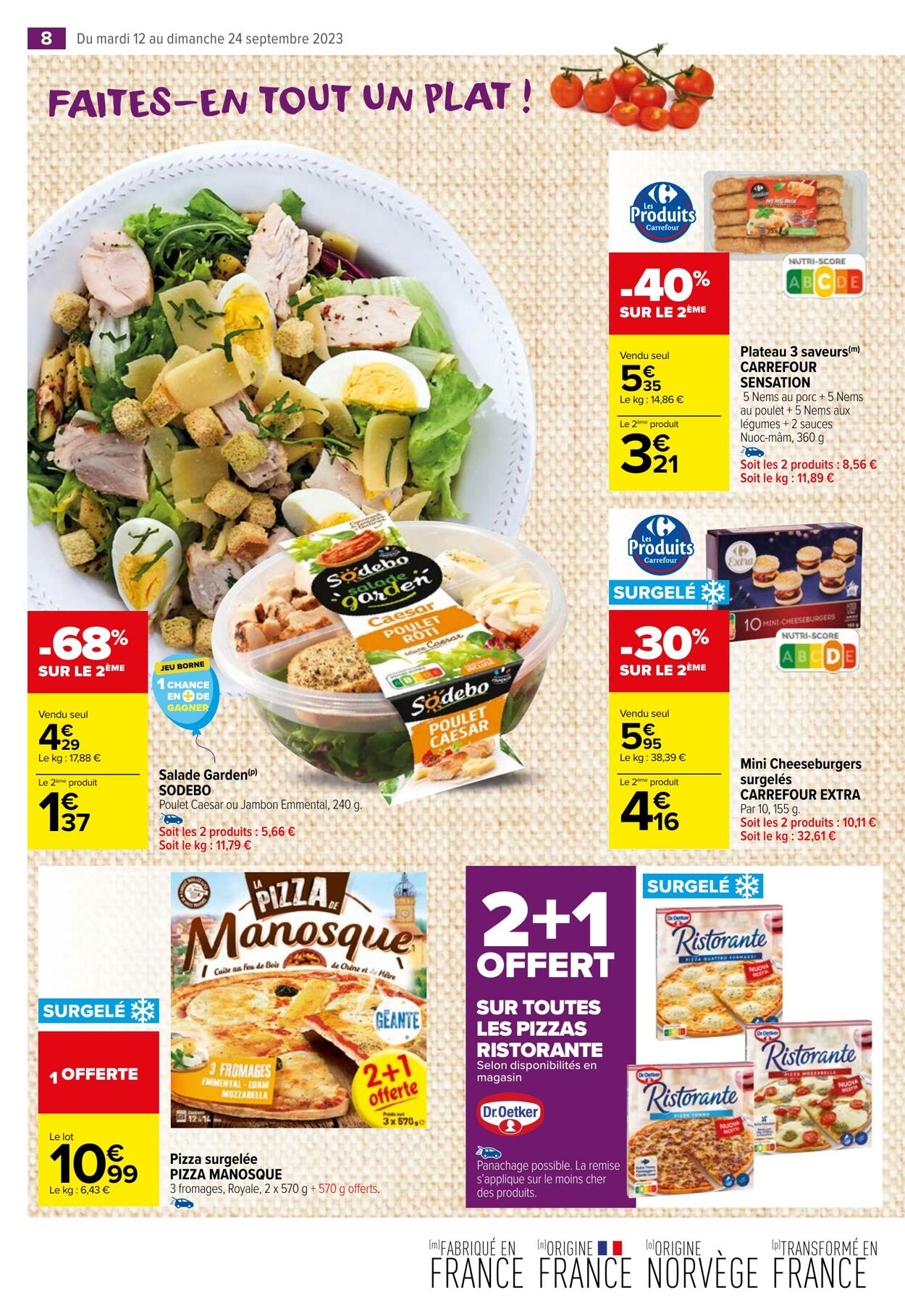 Catalogue Carrefour Market 12.09.2023 - 24.09.2023