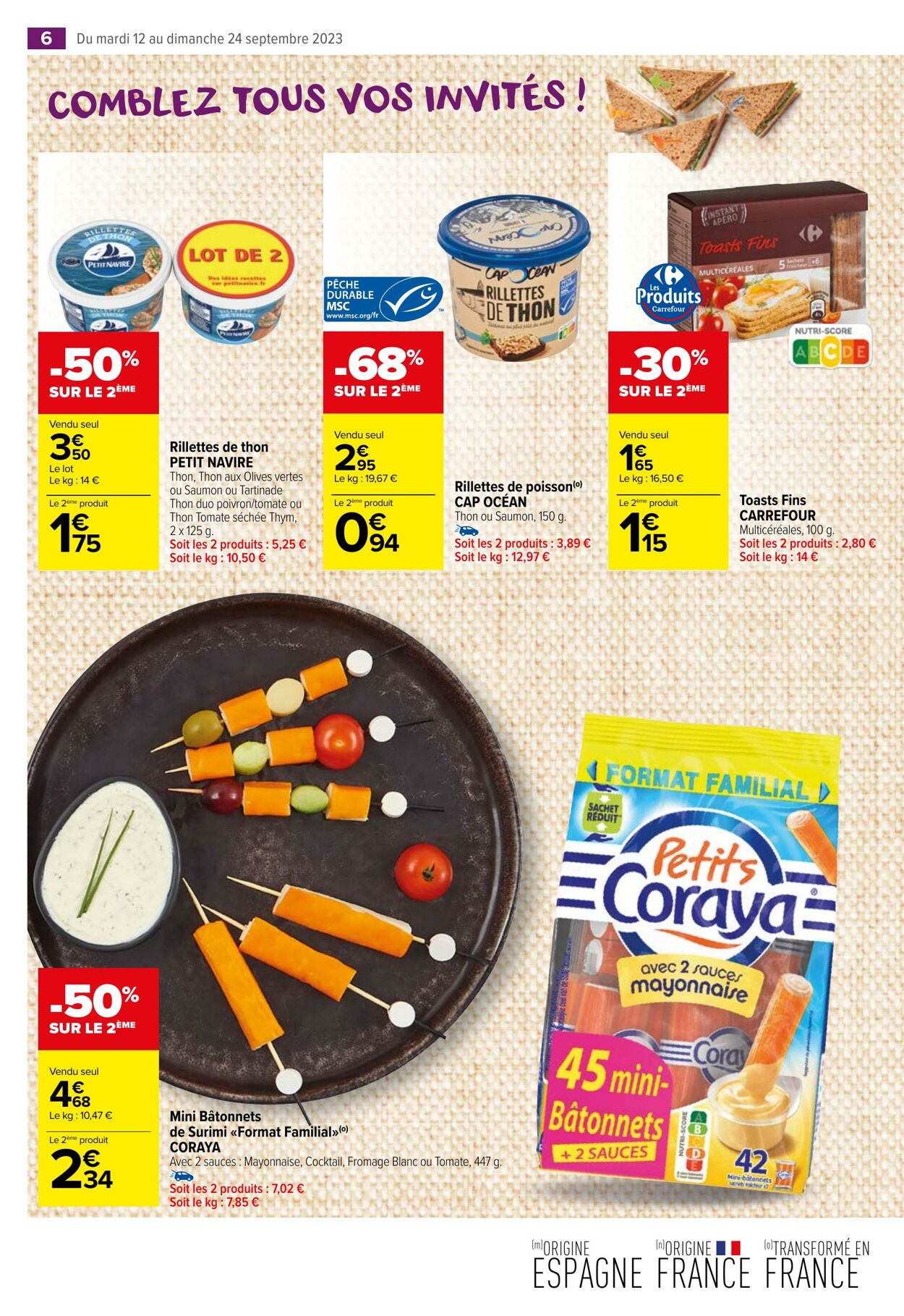 Catalogue Carrefour Market 12.09.2023 - 24.09.2023