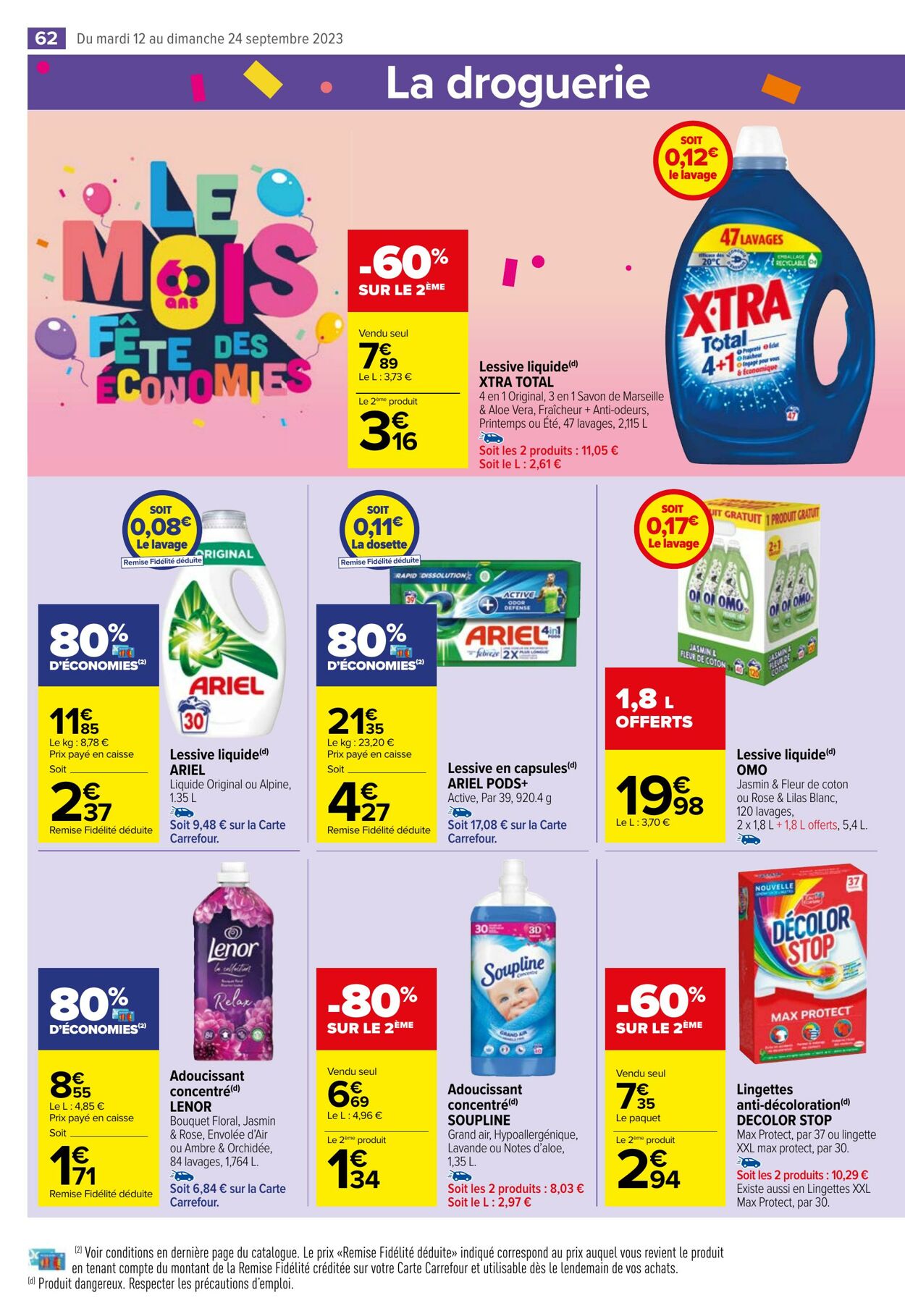 Catalogue Carrefour Market 12.09.2023 - 24.09.2023