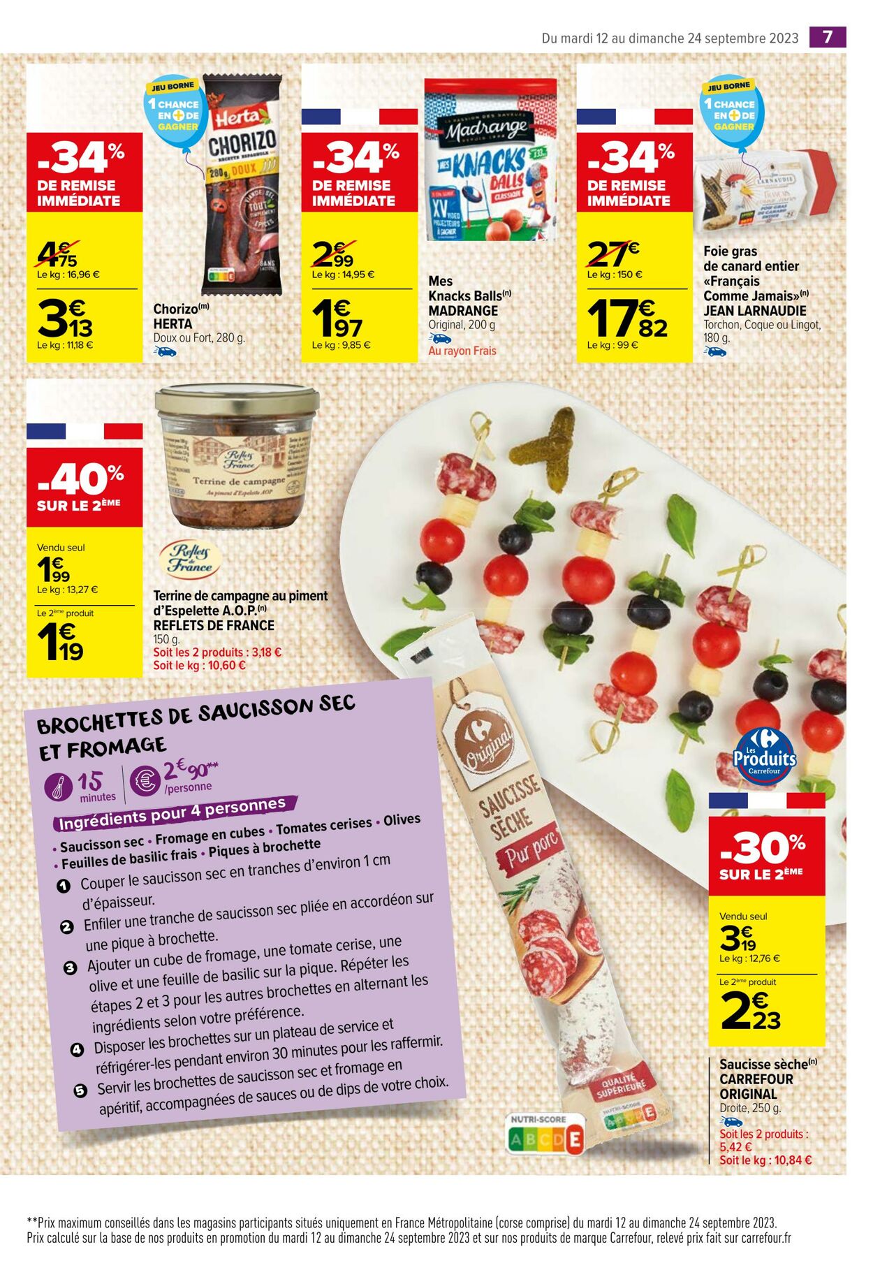 Catalogue Carrefour Market 12.09.2023 - 24.09.2023