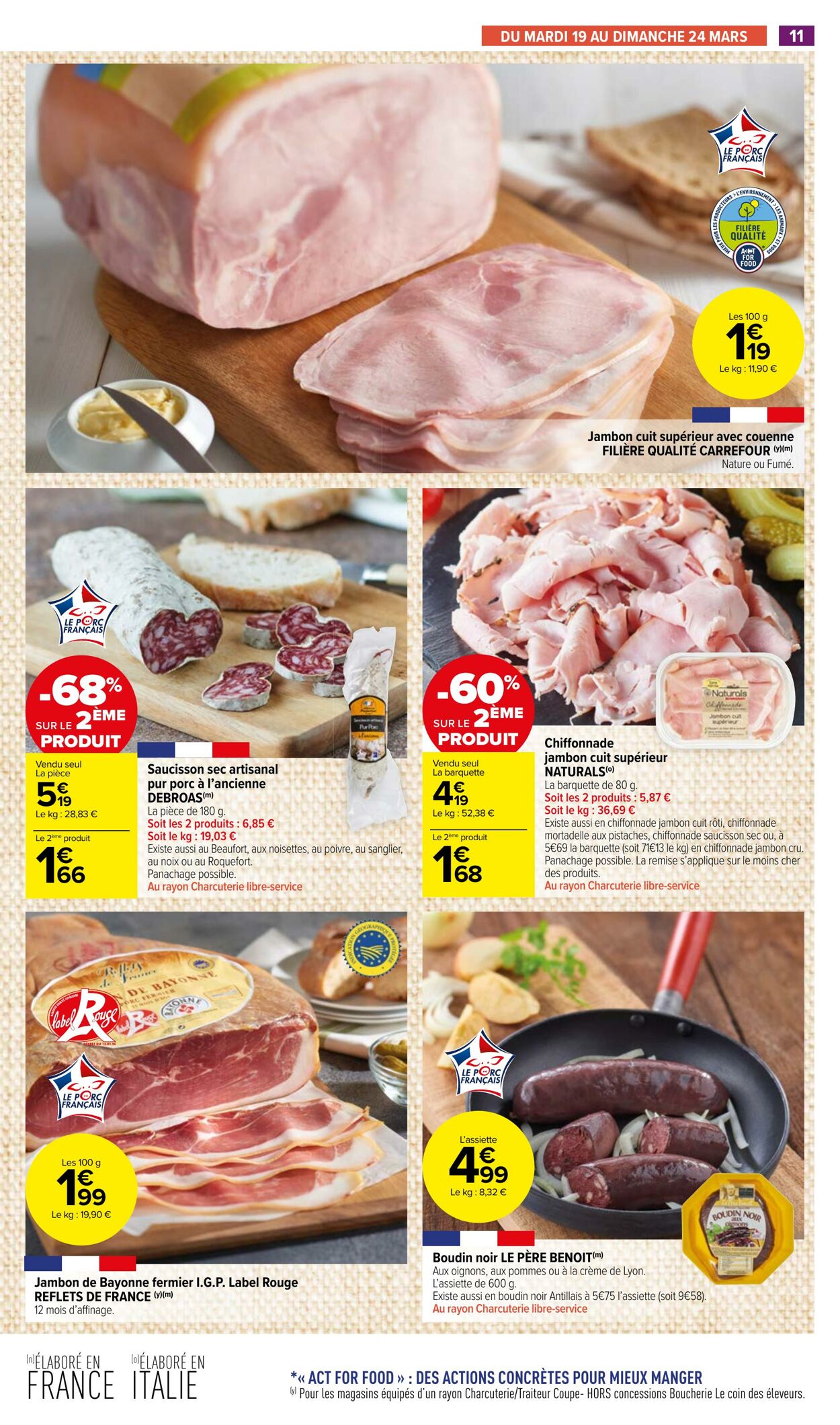 Catalogue Carrefour Market 19.03.2024 - 31.03.2024