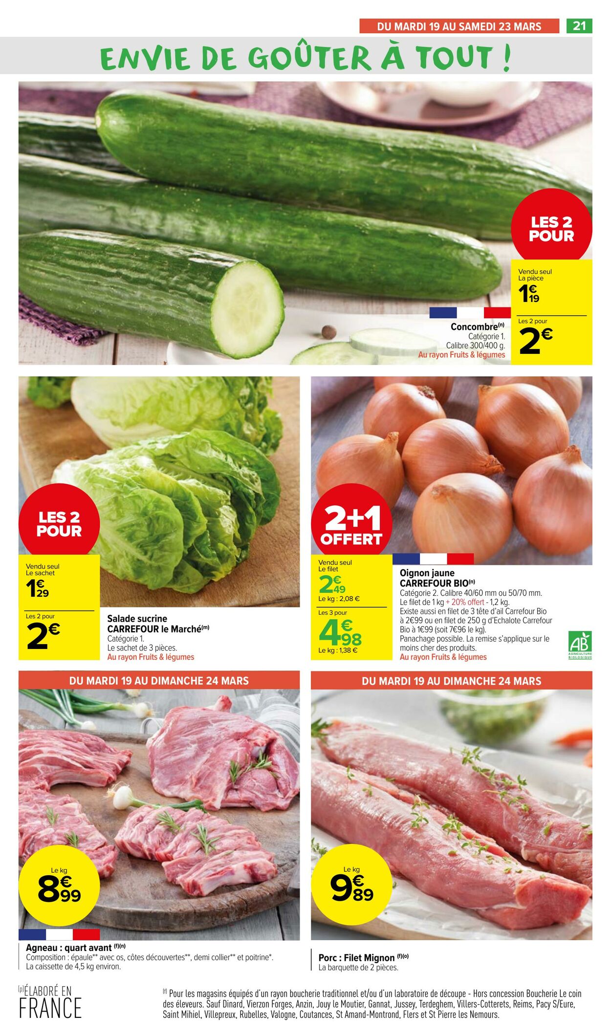 Catalogue Carrefour Market 19.03.2024 - 31.03.2024