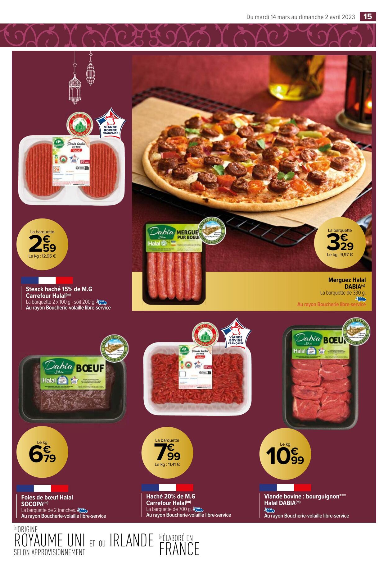 Catalogue Carrefour Market 14.03.2023 - 02.04.2023