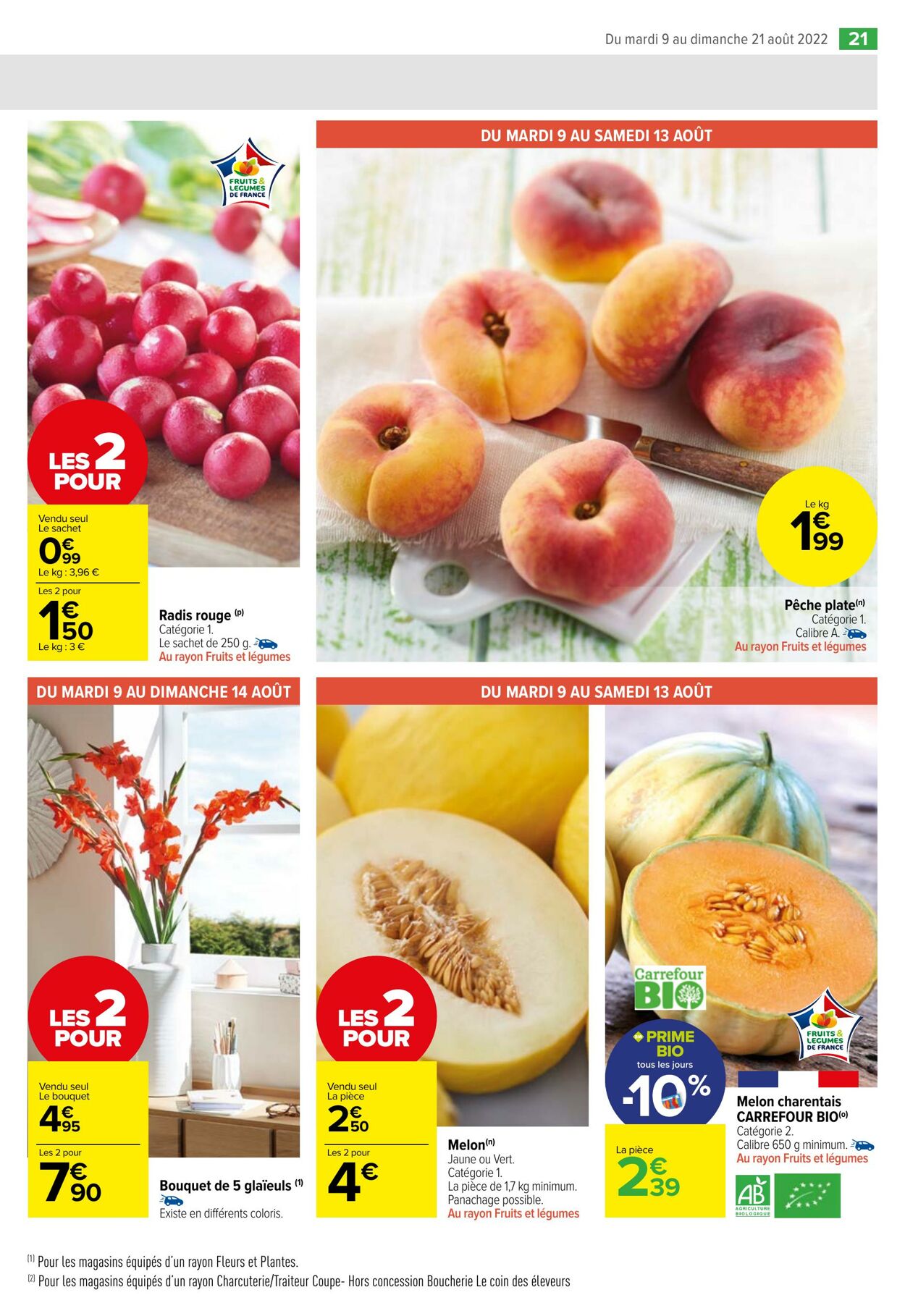 Catalogue Carrefour Market 09.08.2022 - 21.08.2022
