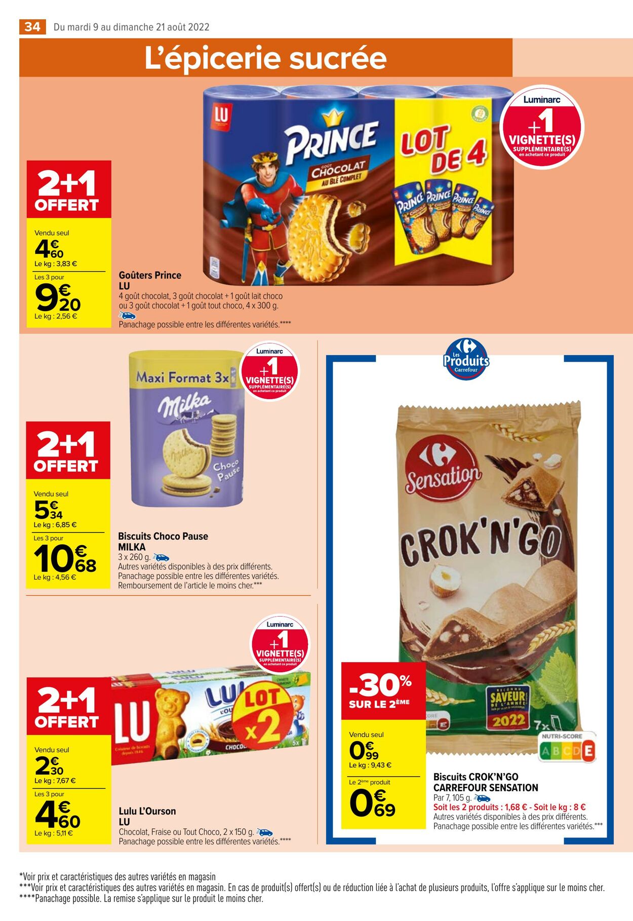 Catalogue Carrefour Market 09.08.2022 - 21.08.2022