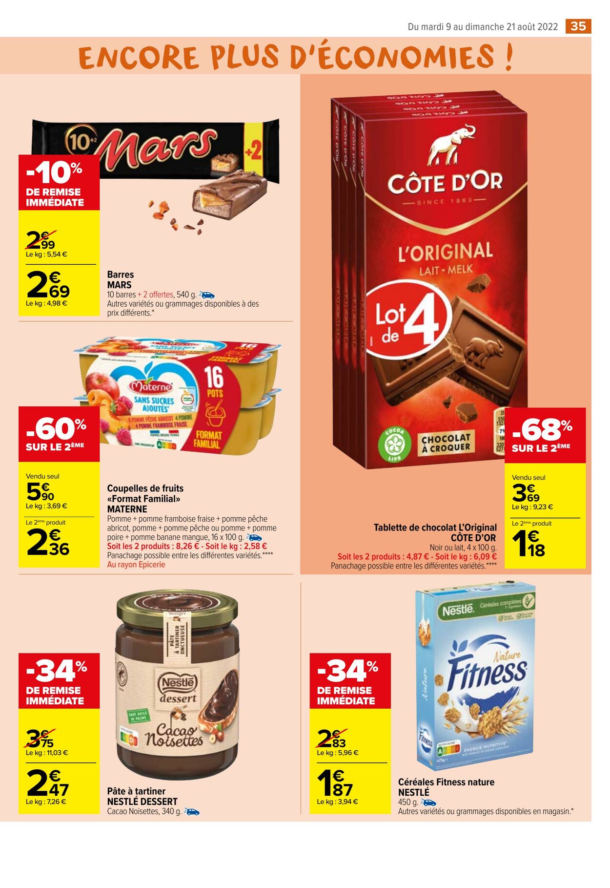 Catalogue Carrefour Market 09.08.2022 - 21.08.2022