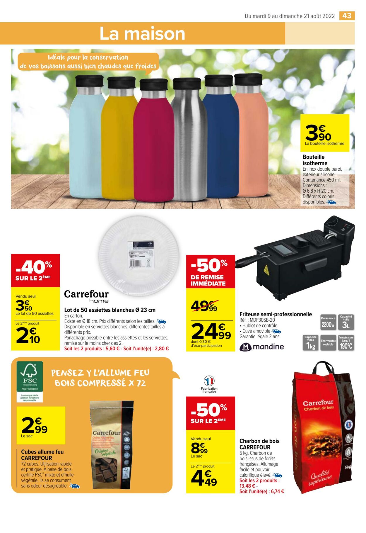 Catalogue Carrefour Market 09.08.2022 - 21.08.2022