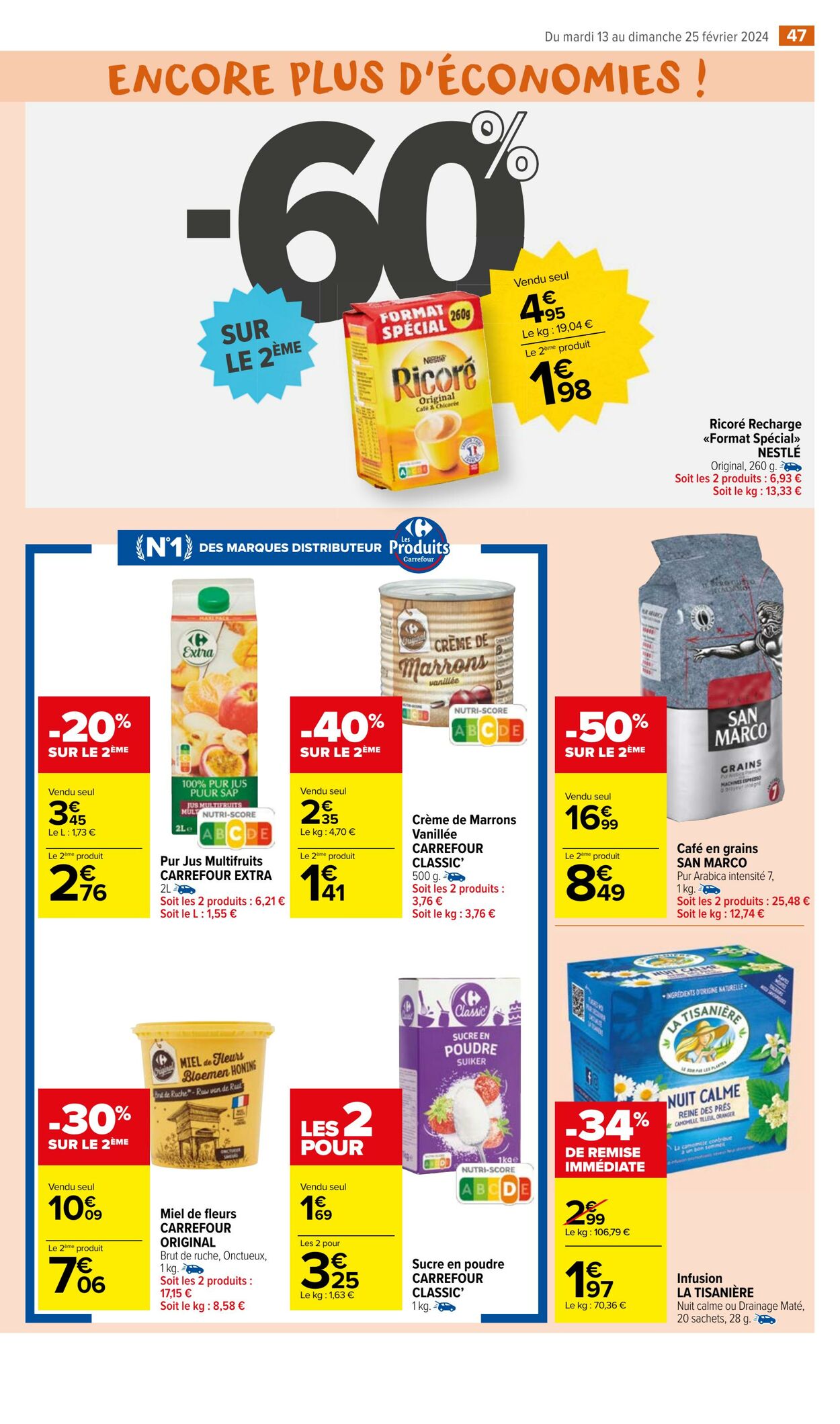 Catalogue Carrefour Market 13.02.2024 - 25.02.2024