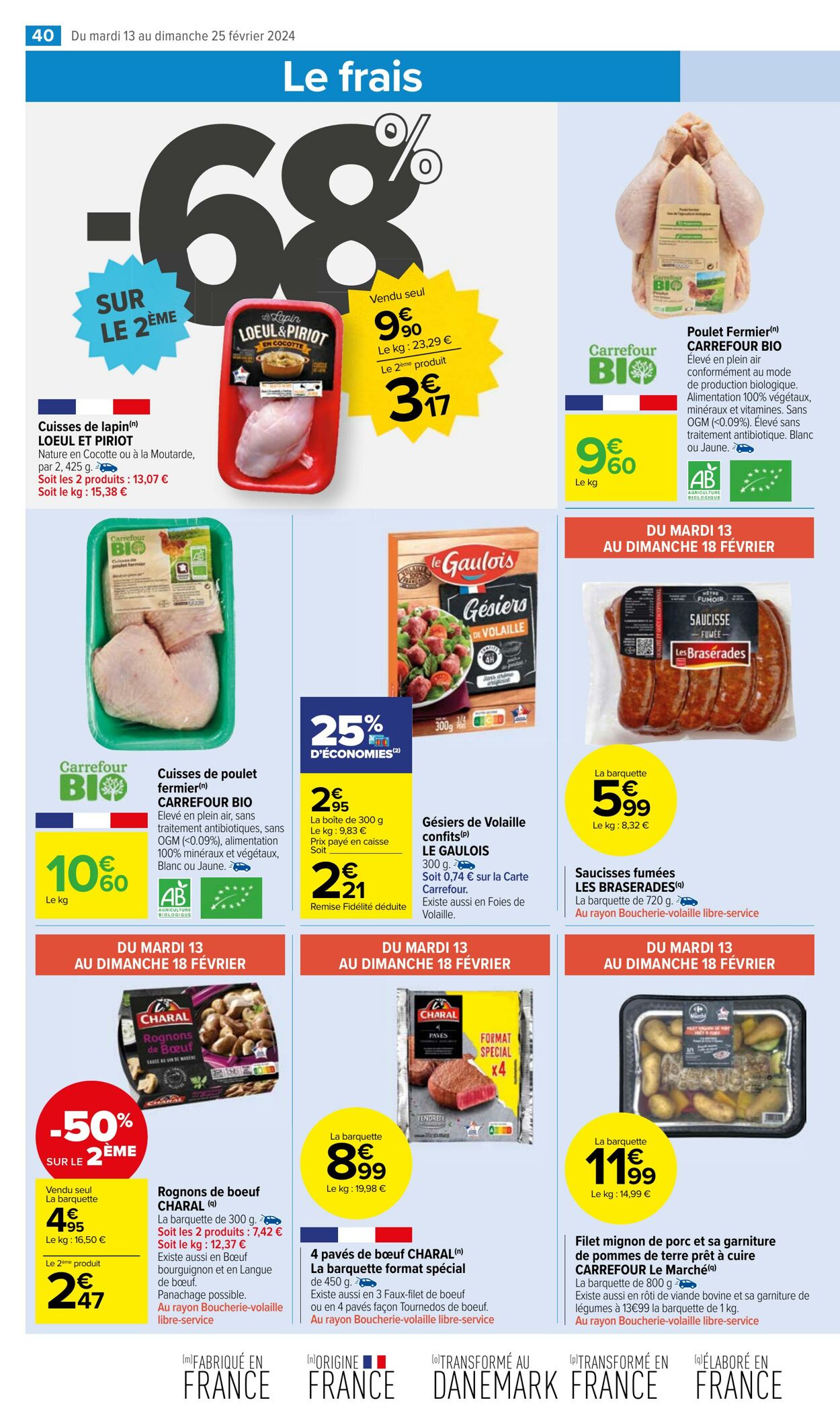 Catalogue Carrefour Market 13.02.2024 - 25.02.2024