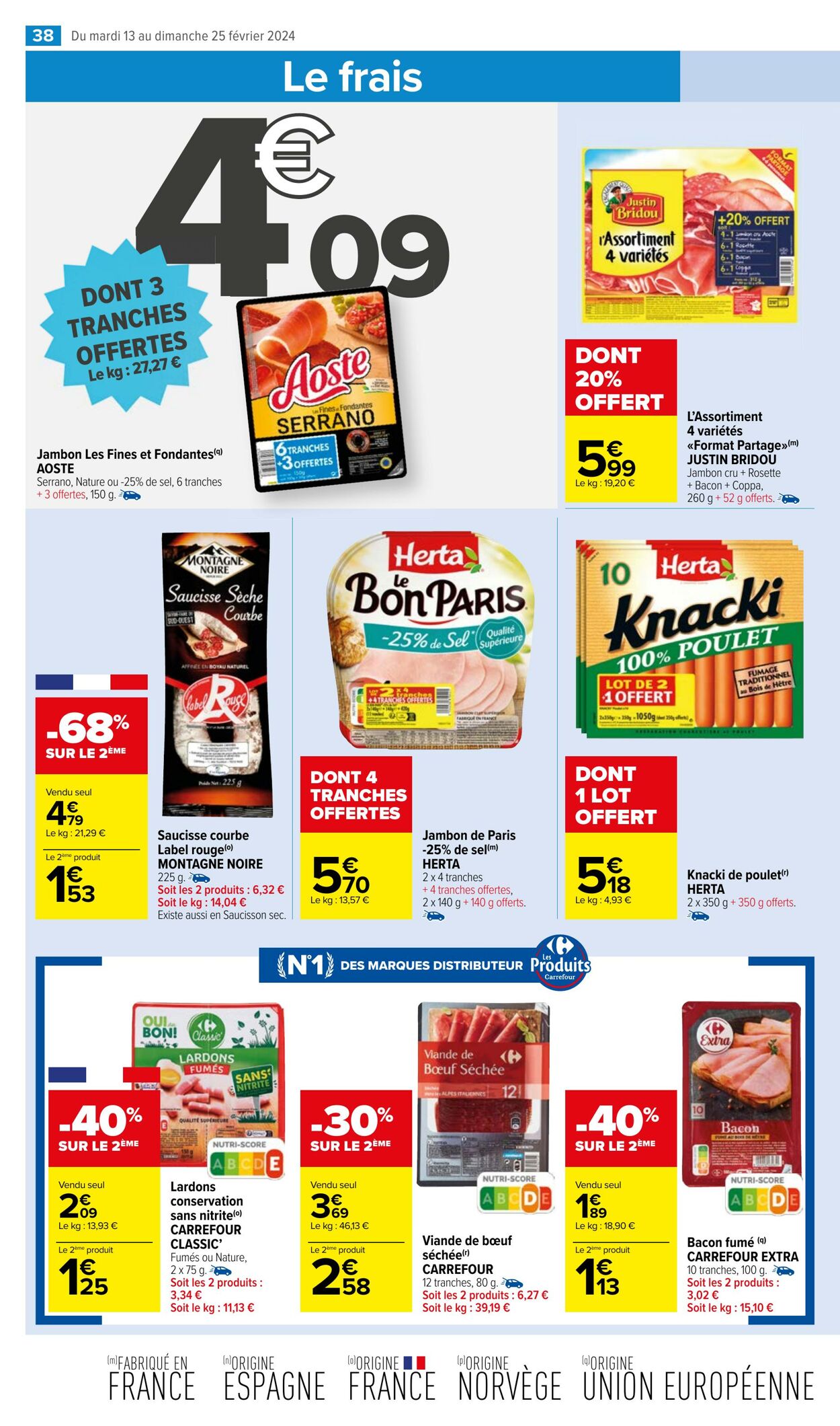 Catalogue Carrefour Market 13.02.2024 - 25.02.2024