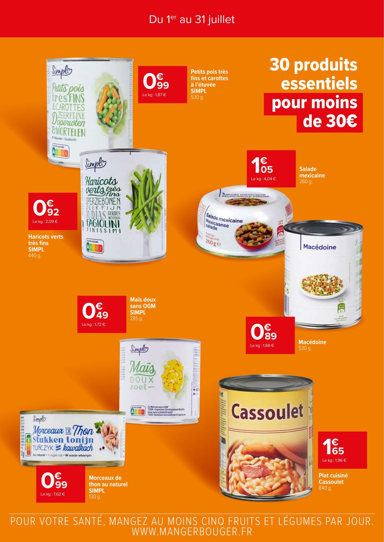 Catalogue Carrefour Market 01.07.2022 - 31.07.2022