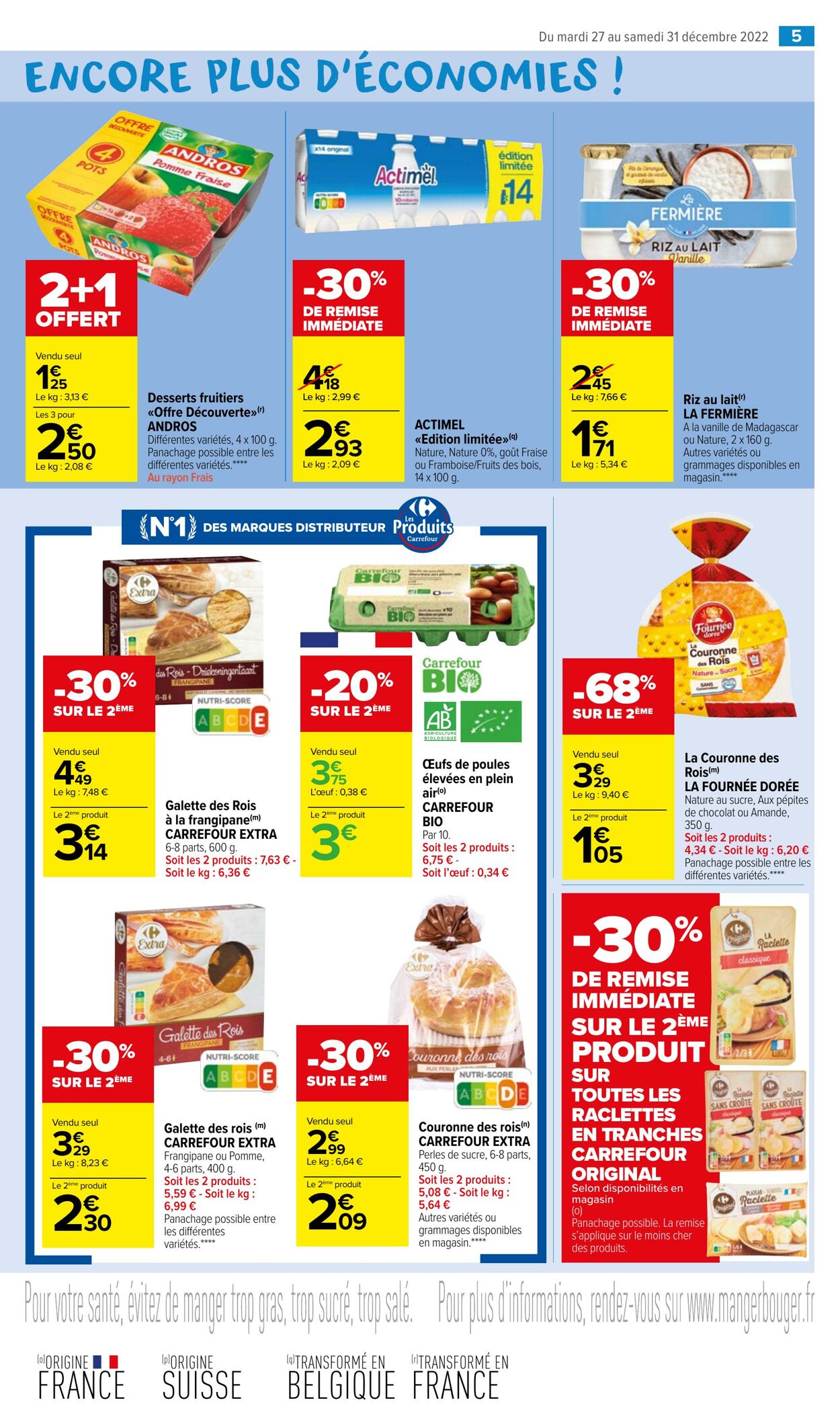 Catalogue Carrefour Market 27.12.2022 - 31.12.2022