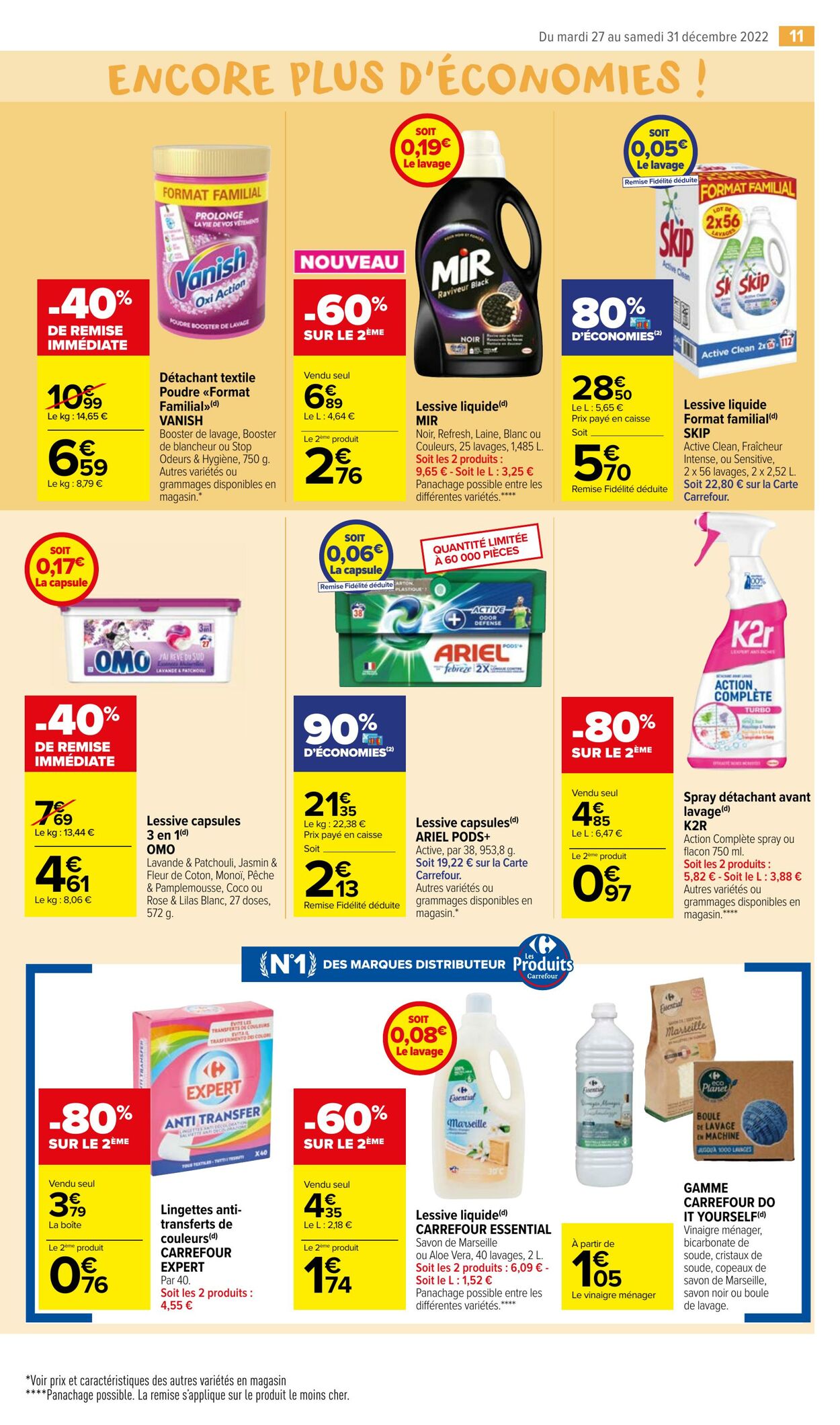 Catalogue Carrefour Market 27.12.2022 - 31.12.2022