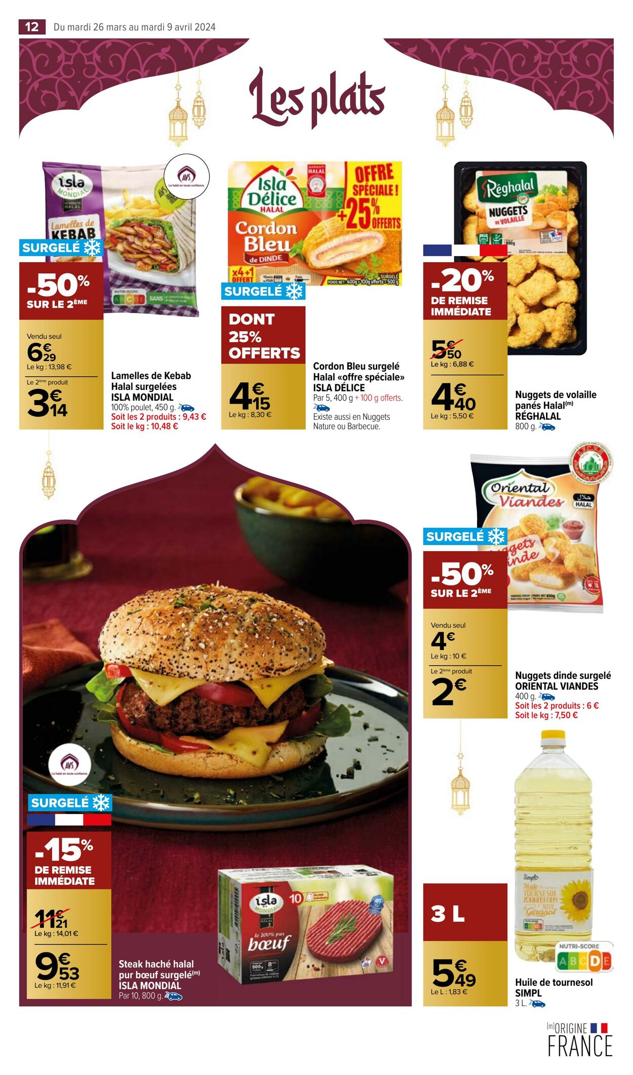 Catalogue Carrefour Market 26.03.2024 - 09.04.2024