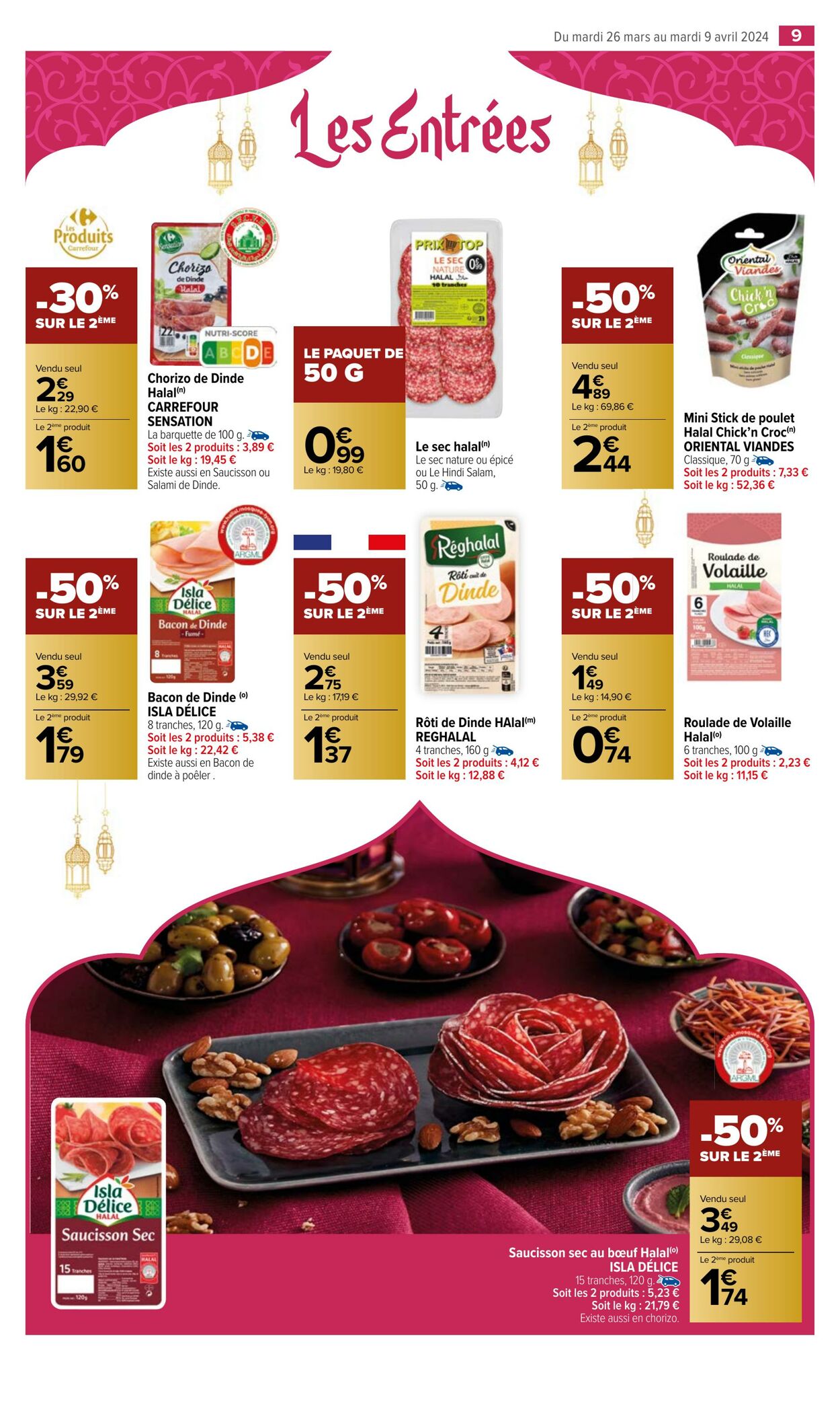 Catalogue Carrefour Market 26.03.2024 - 09.04.2024