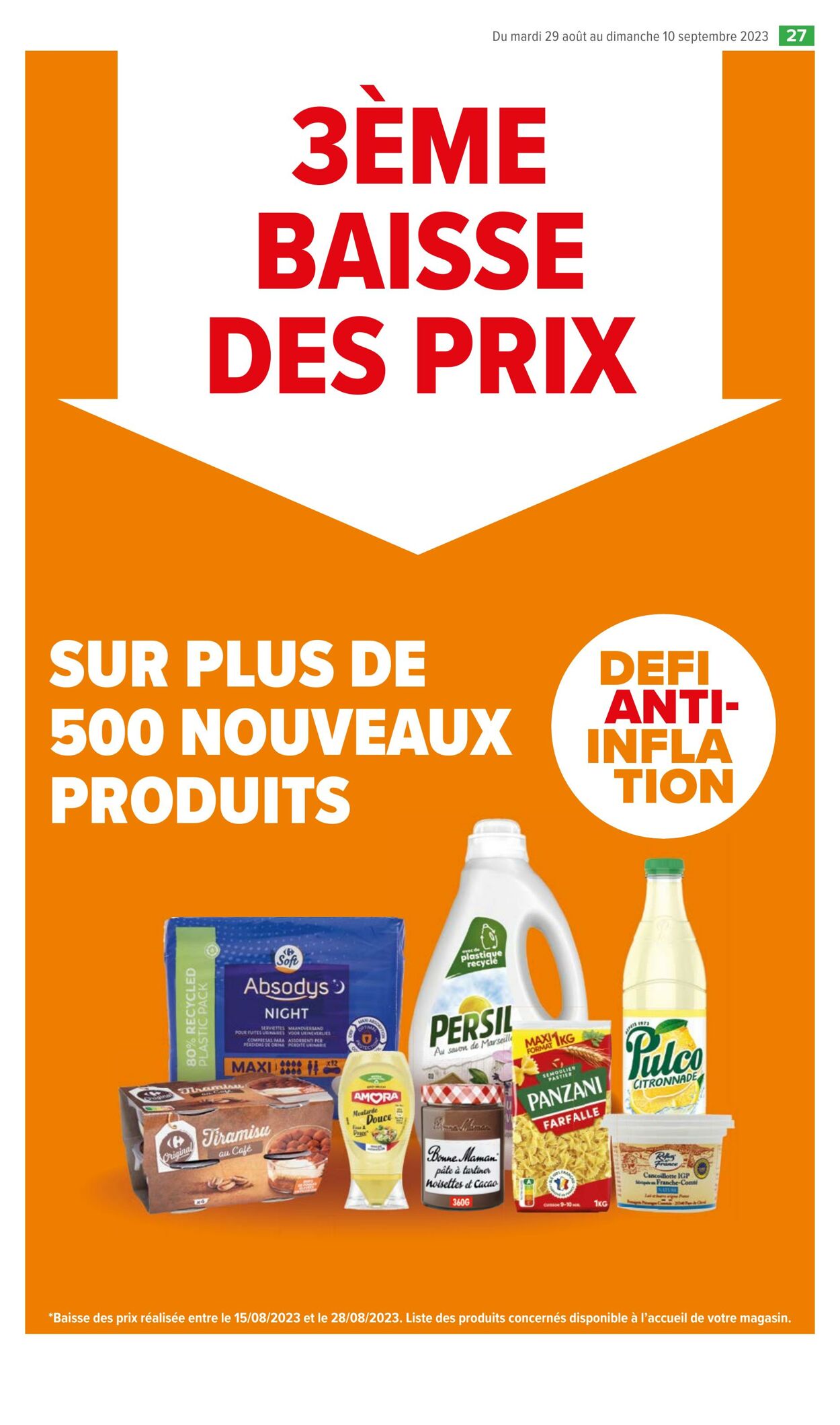 Catalogue Carrefour Market 29.08.2023 - 10.09.2023