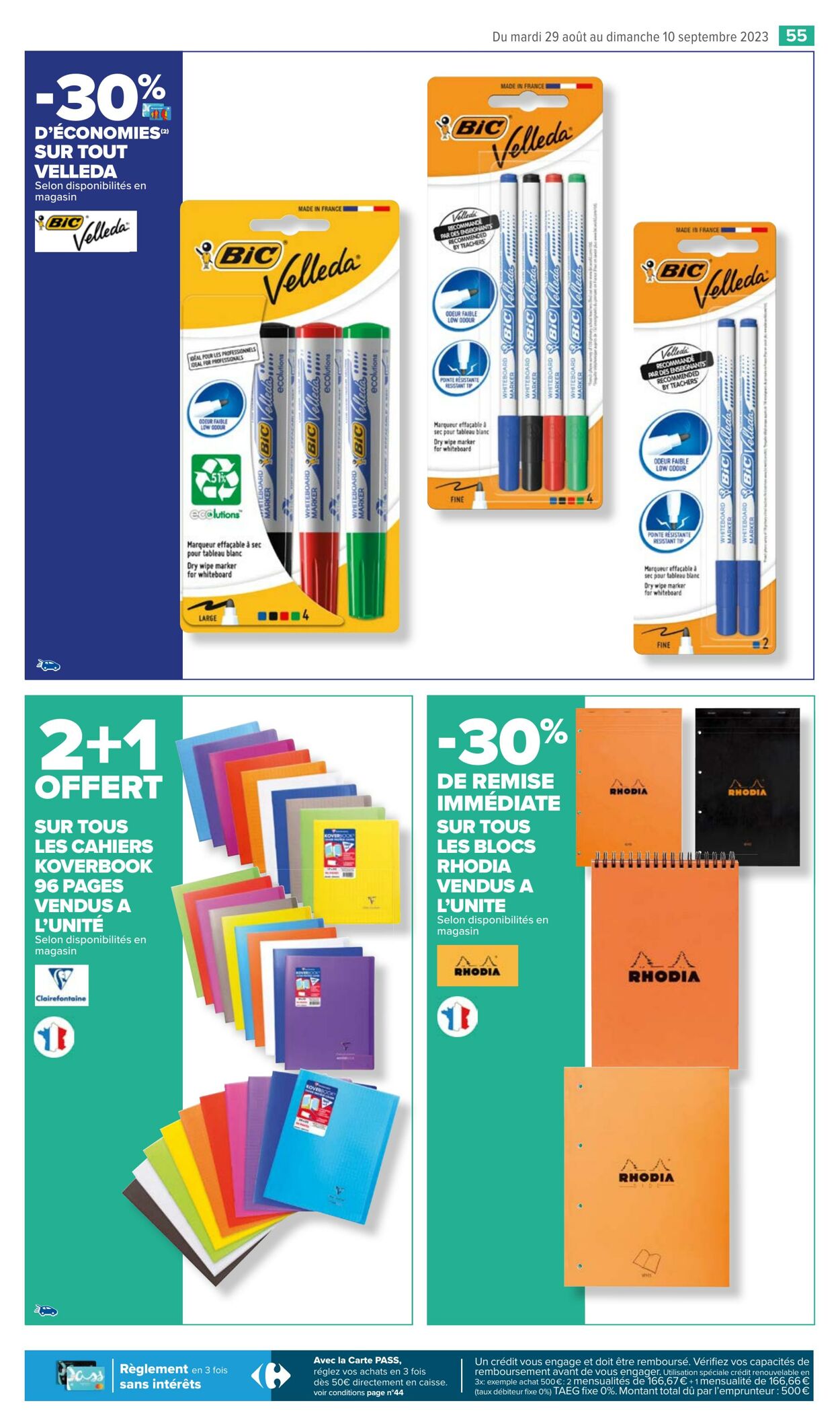 Catalogue Carrefour Market 29.08.2023 - 10.09.2023