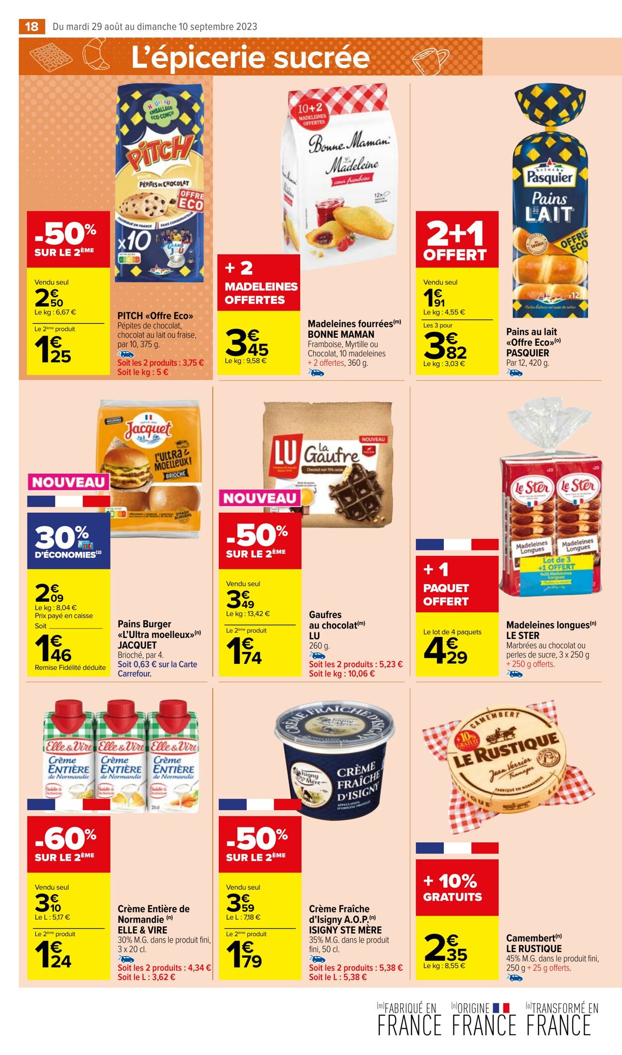 Catalogue Carrefour Market 29.08.2023 - 10.09.2023