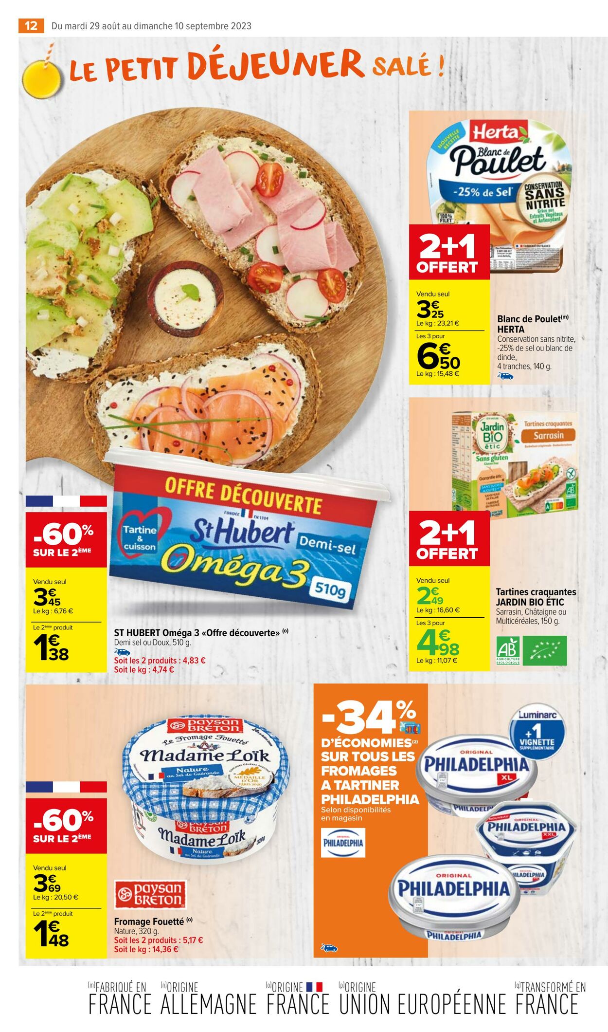 Catalogue Carrefour Market 29.08.2023 - 10.09.2023