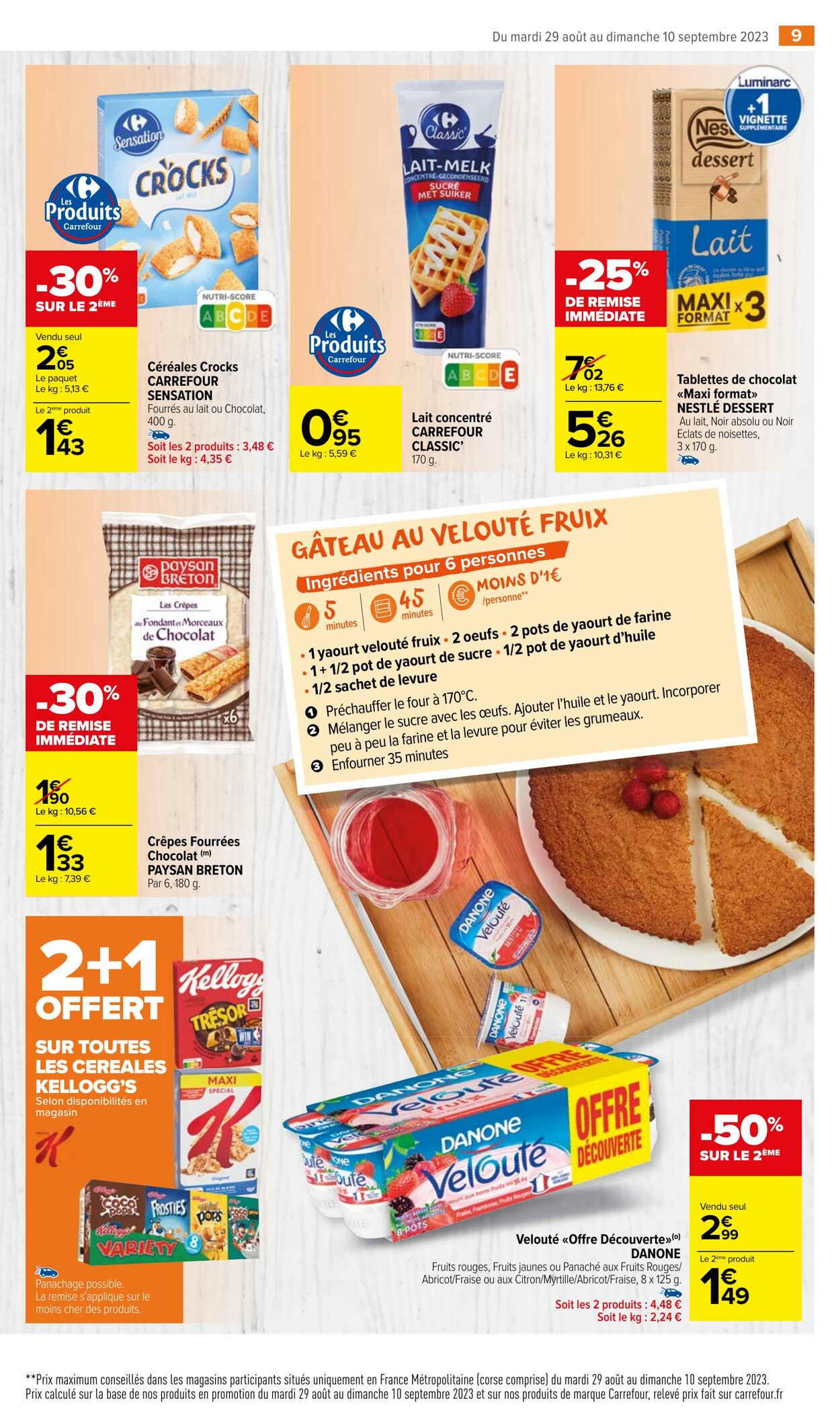 Catalogue Carrefour Market 29.08.2023 - 10.09.2023