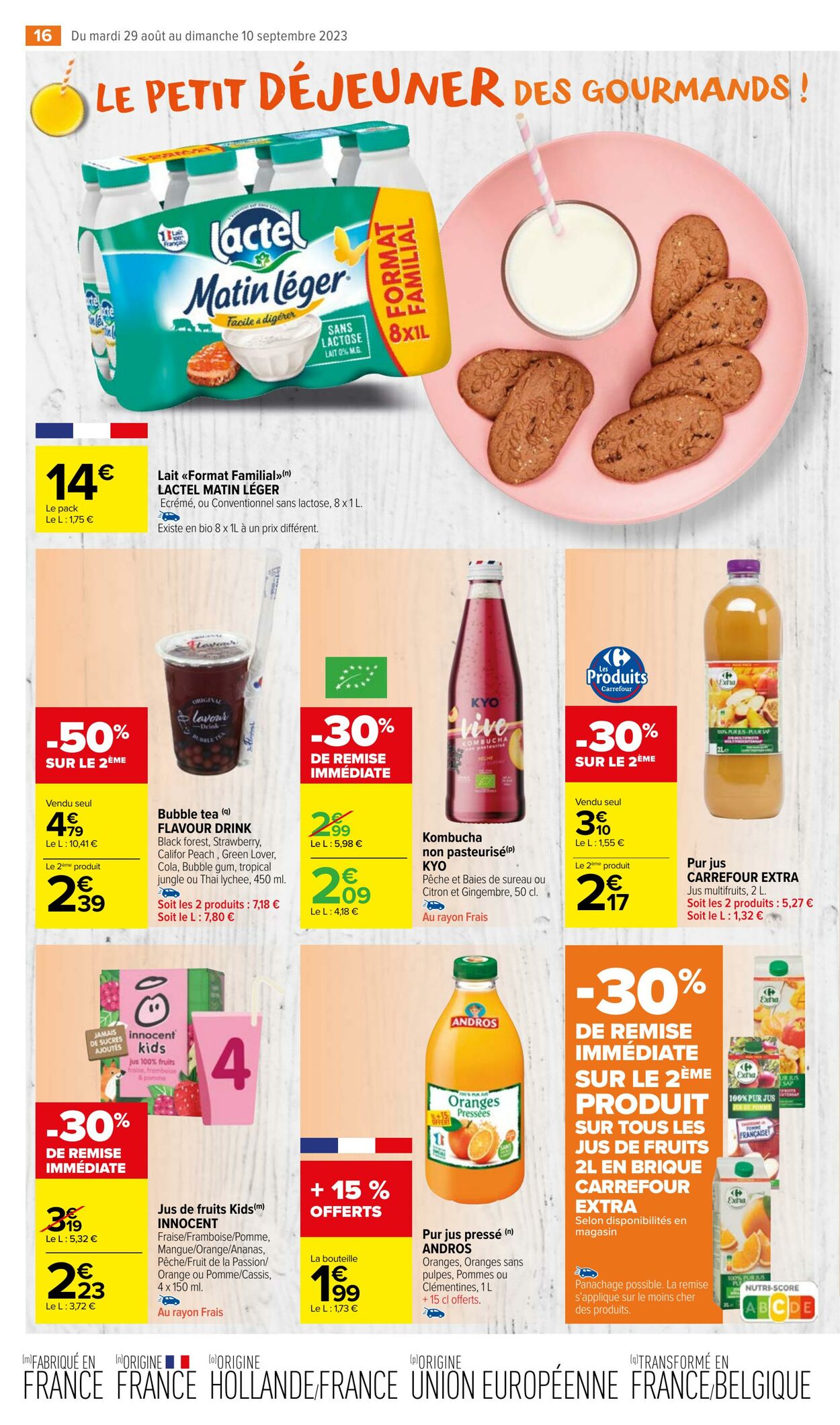 Catalogue Carrefour Market 29.08.2023 - 10.09.2023