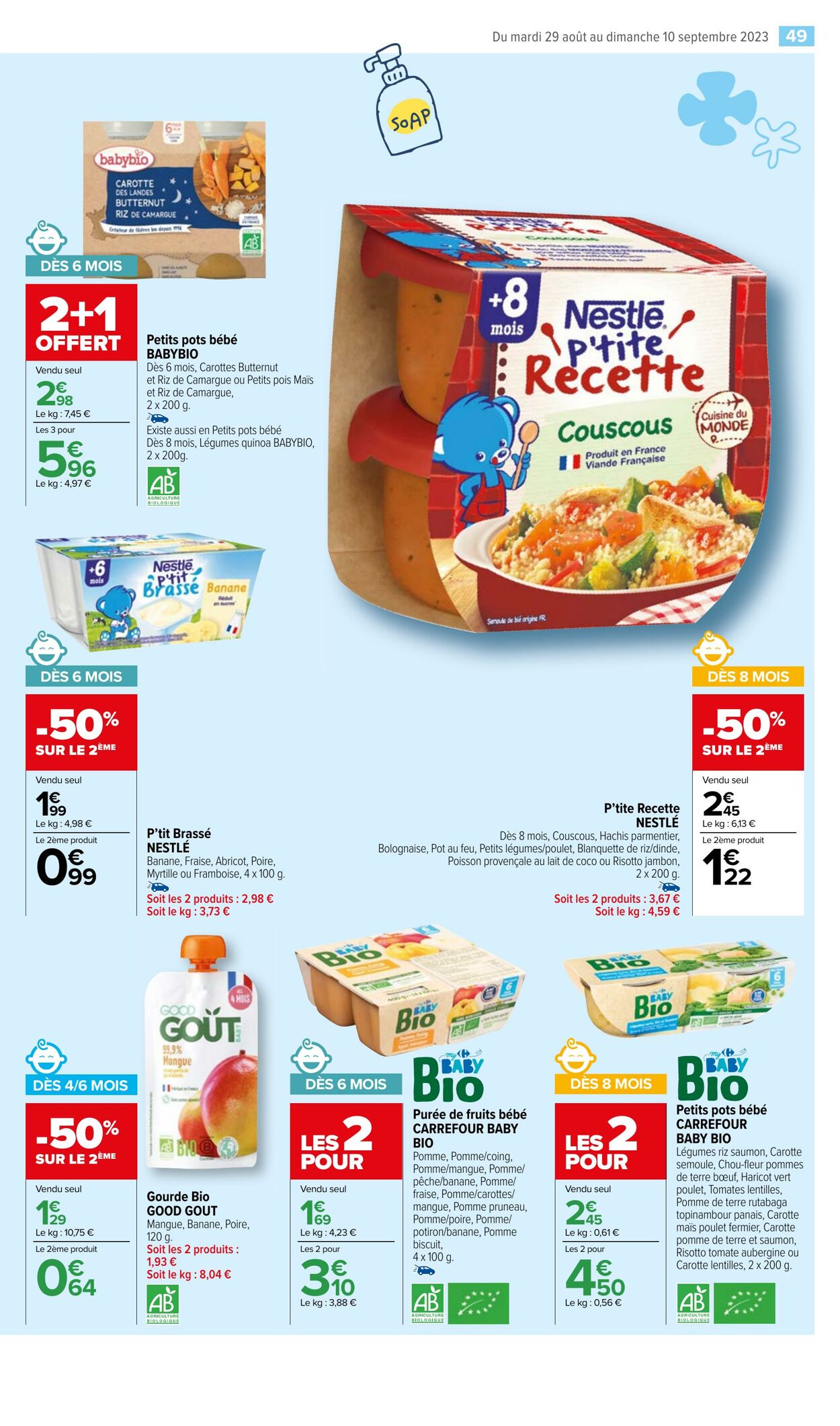 Catalogue Carrefour Market 29.08.2023 - 10.09.2023