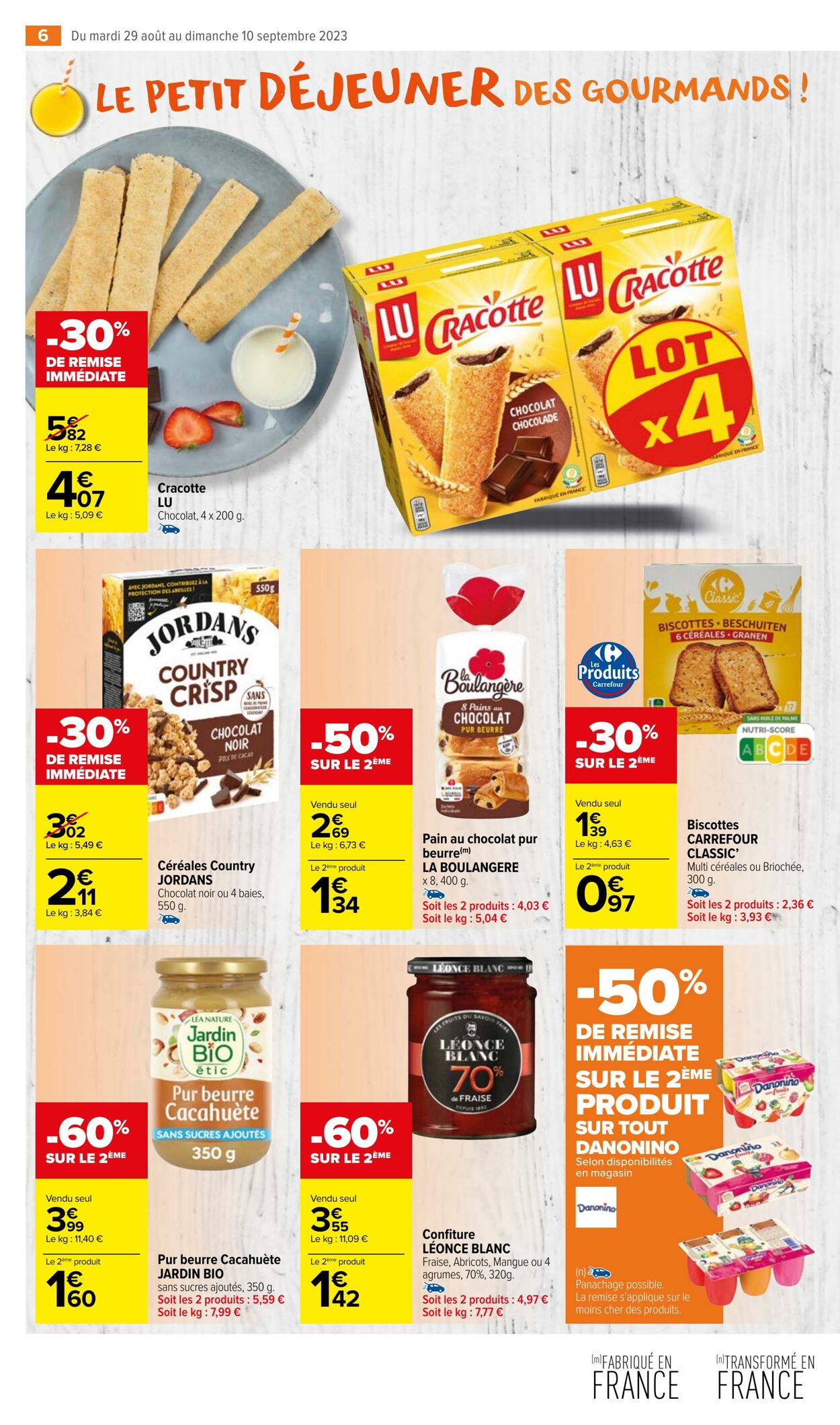 Catalogue Carrefour Market 29.08.2023 - 10.09.2023