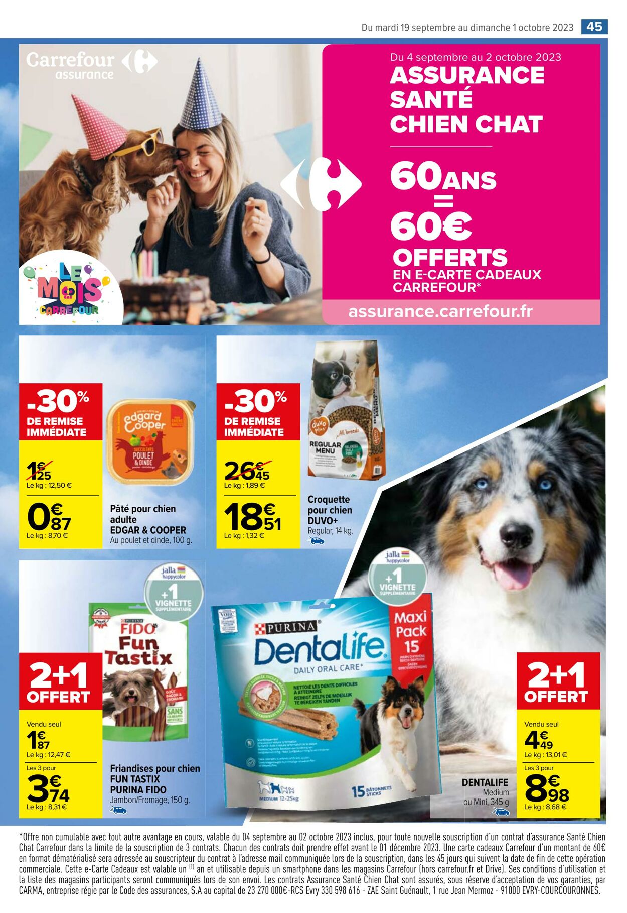 Catalogue Carrefour Market 19.09.2023 - 01.10.2023