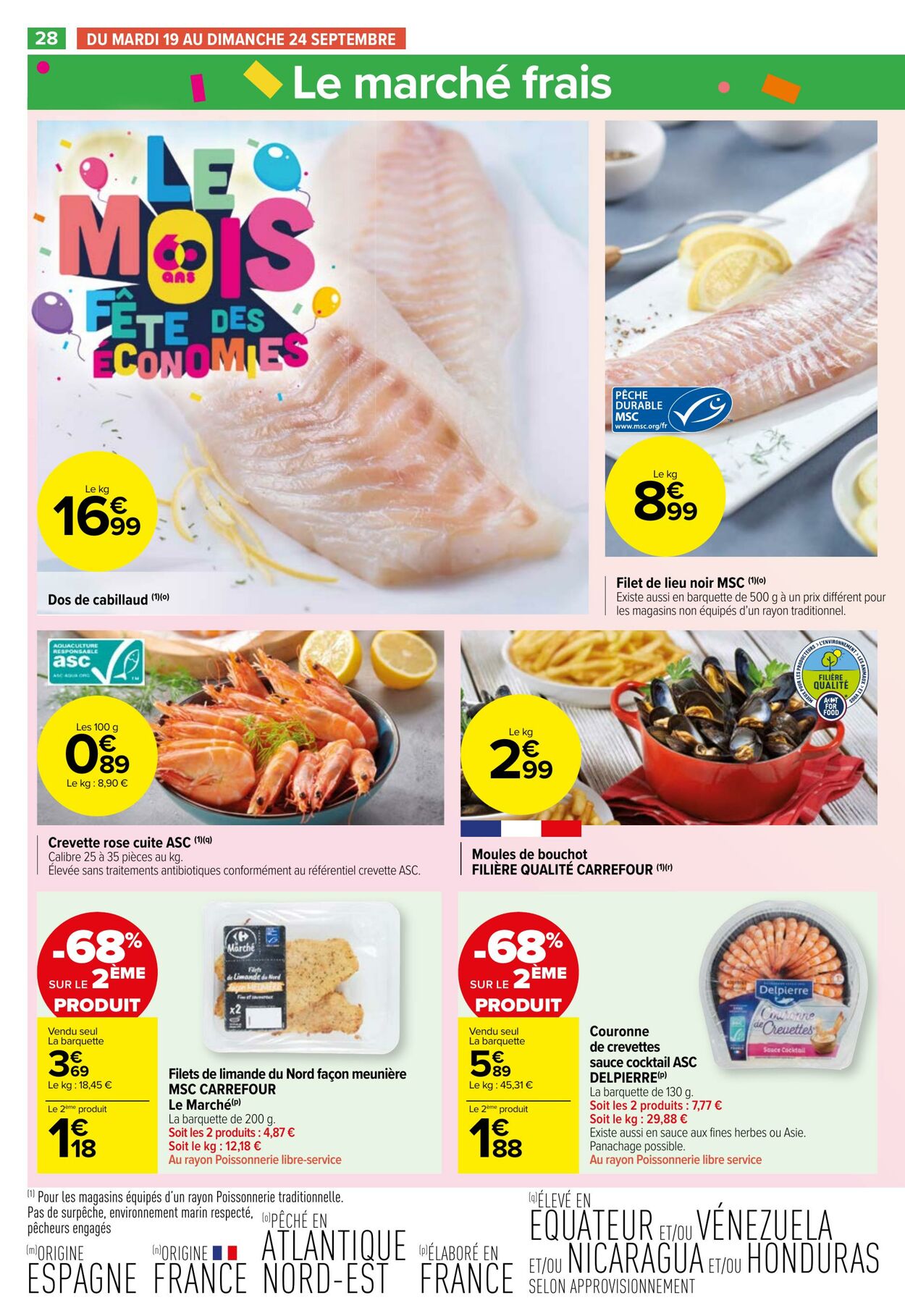 Catalogue Carrefour Market 19.09.2023 - 01.10.2023