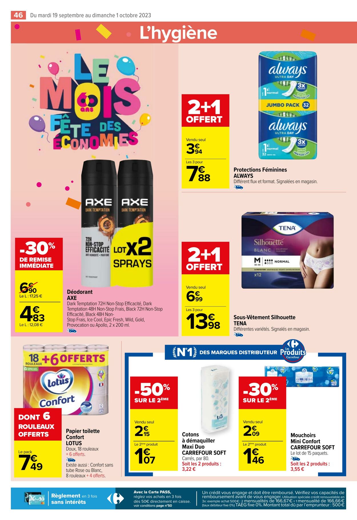 Catalogue Carrefour Market 19.09.2023 - 01.10.2023