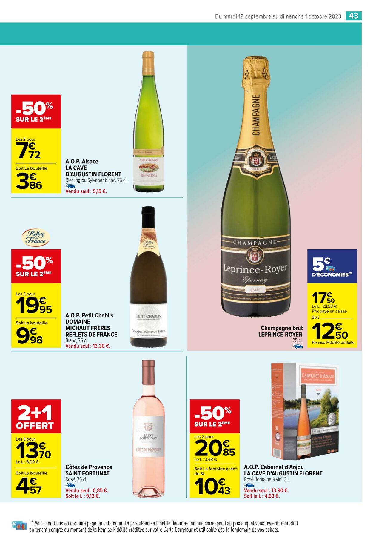 Catalogue Carrefour Market 19.09.2023 - 01.10.2023