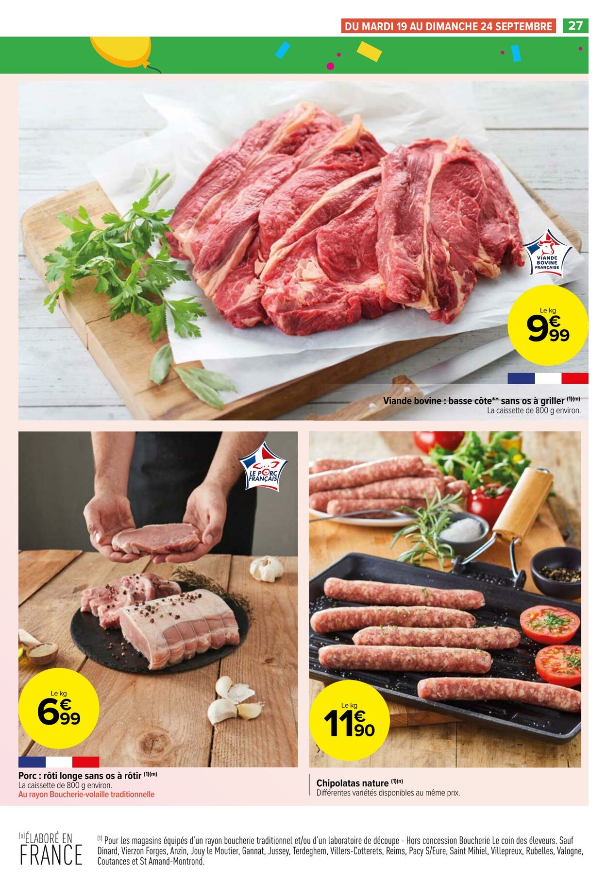 Catalogue Carrefour Market 19.09.2023 - 01.10.2023