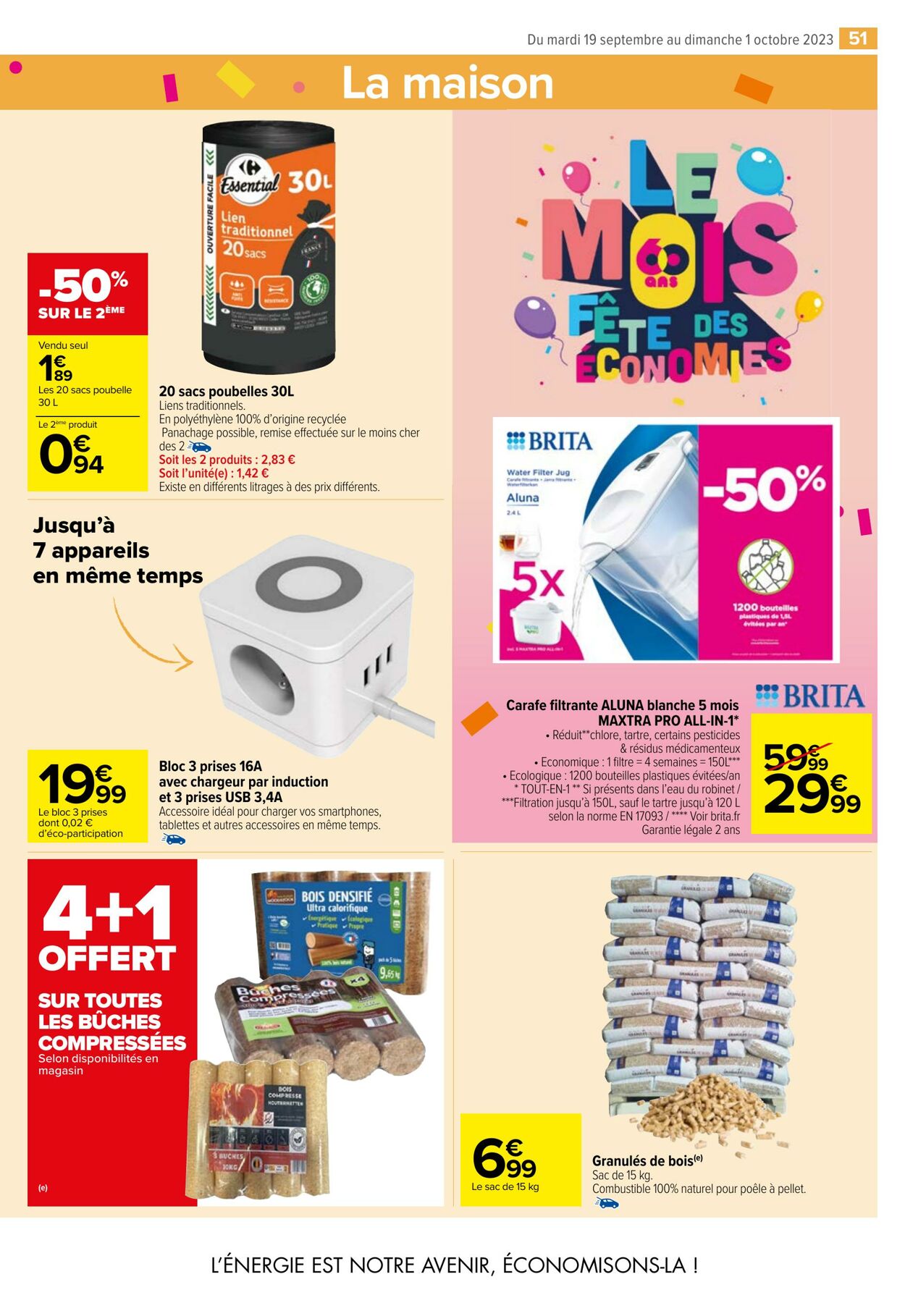 Catalogue Carrefour Market 19.09.2023 - 01.10.2023