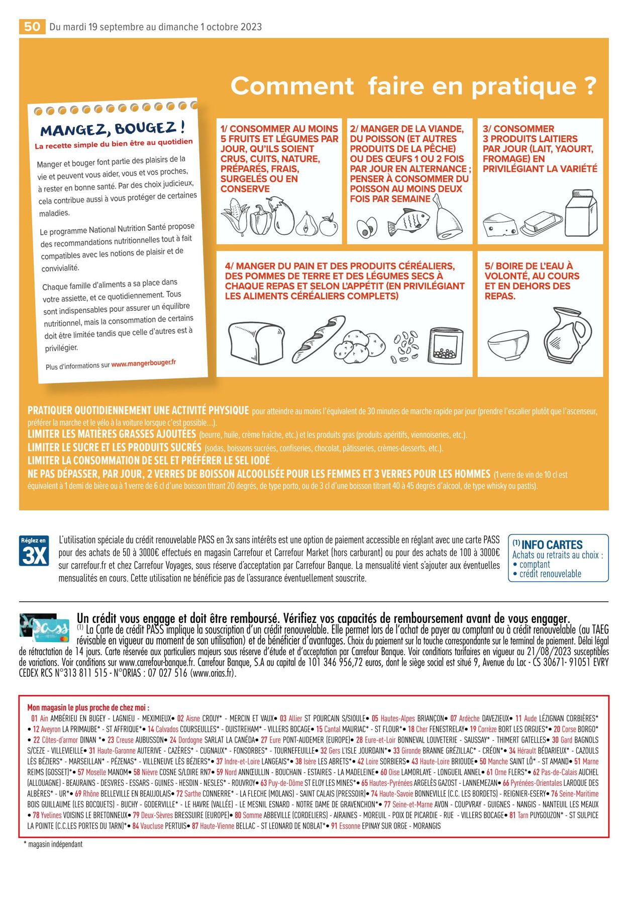 Catalogue Carrefour Market 19.09.2023 - 01.10.2023