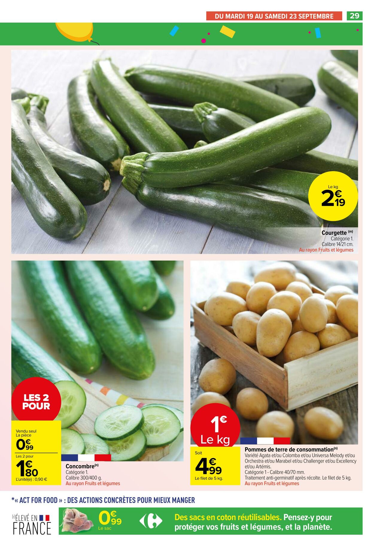 Catalogue Carrefour Market 19.09.2023 - 01.10.2023